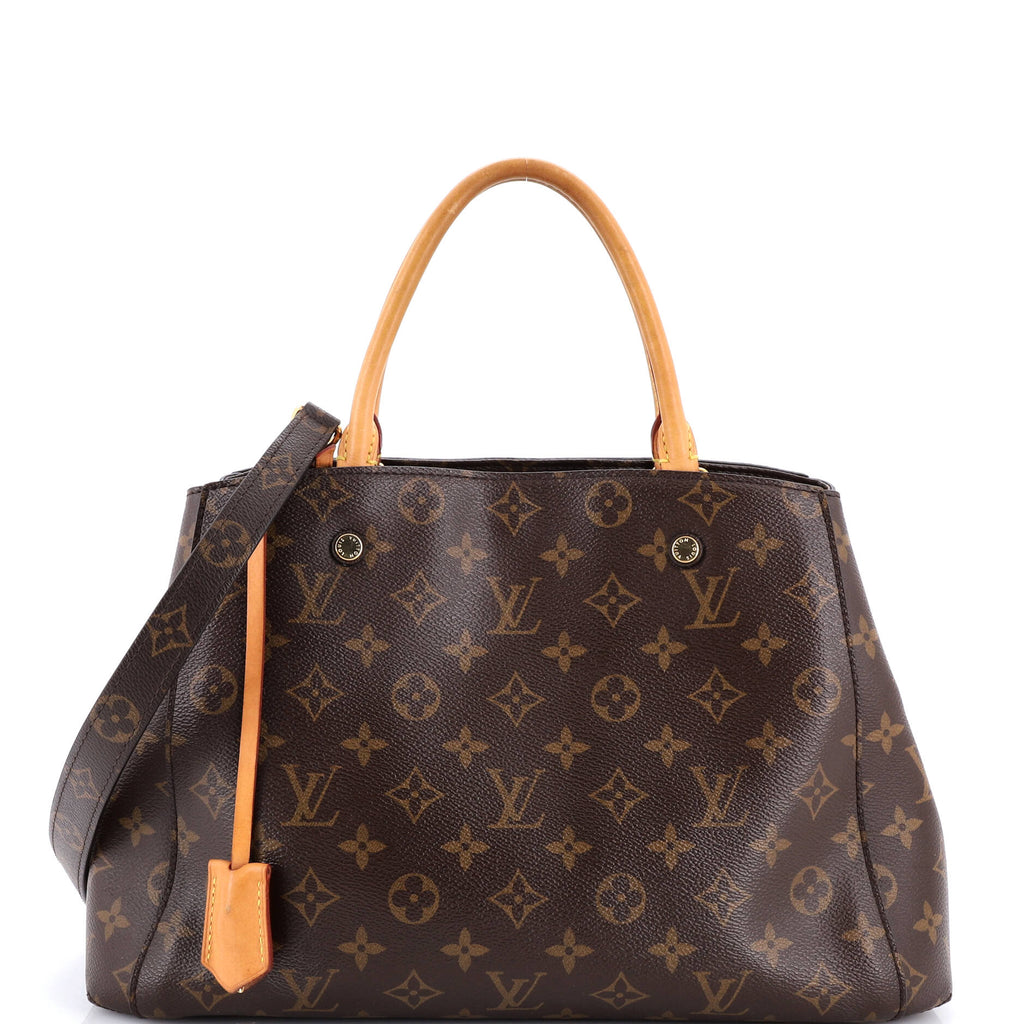 Montaigne Handbag Monogram Canvas MM