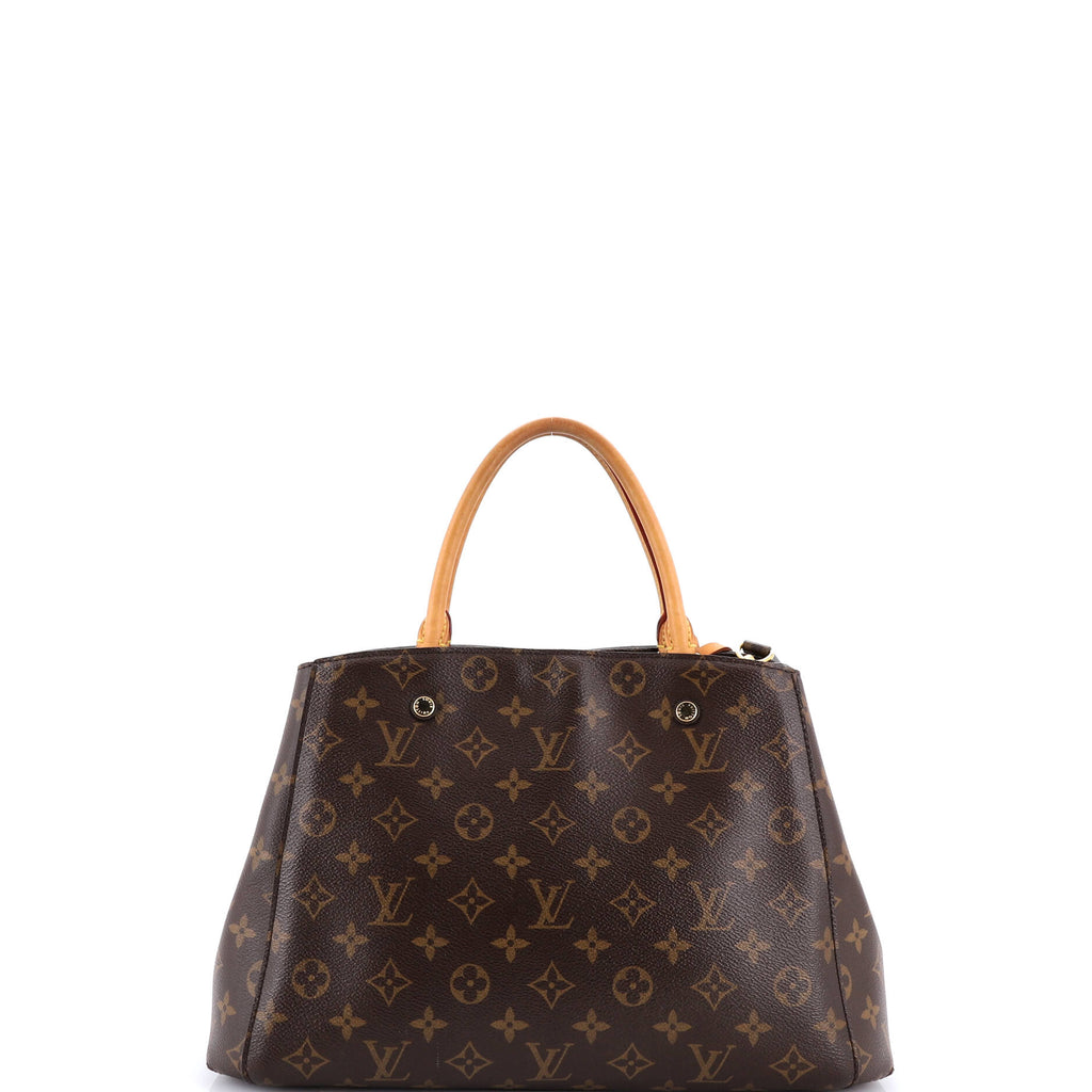 Montaigne Handbag Monogram Canvas MM