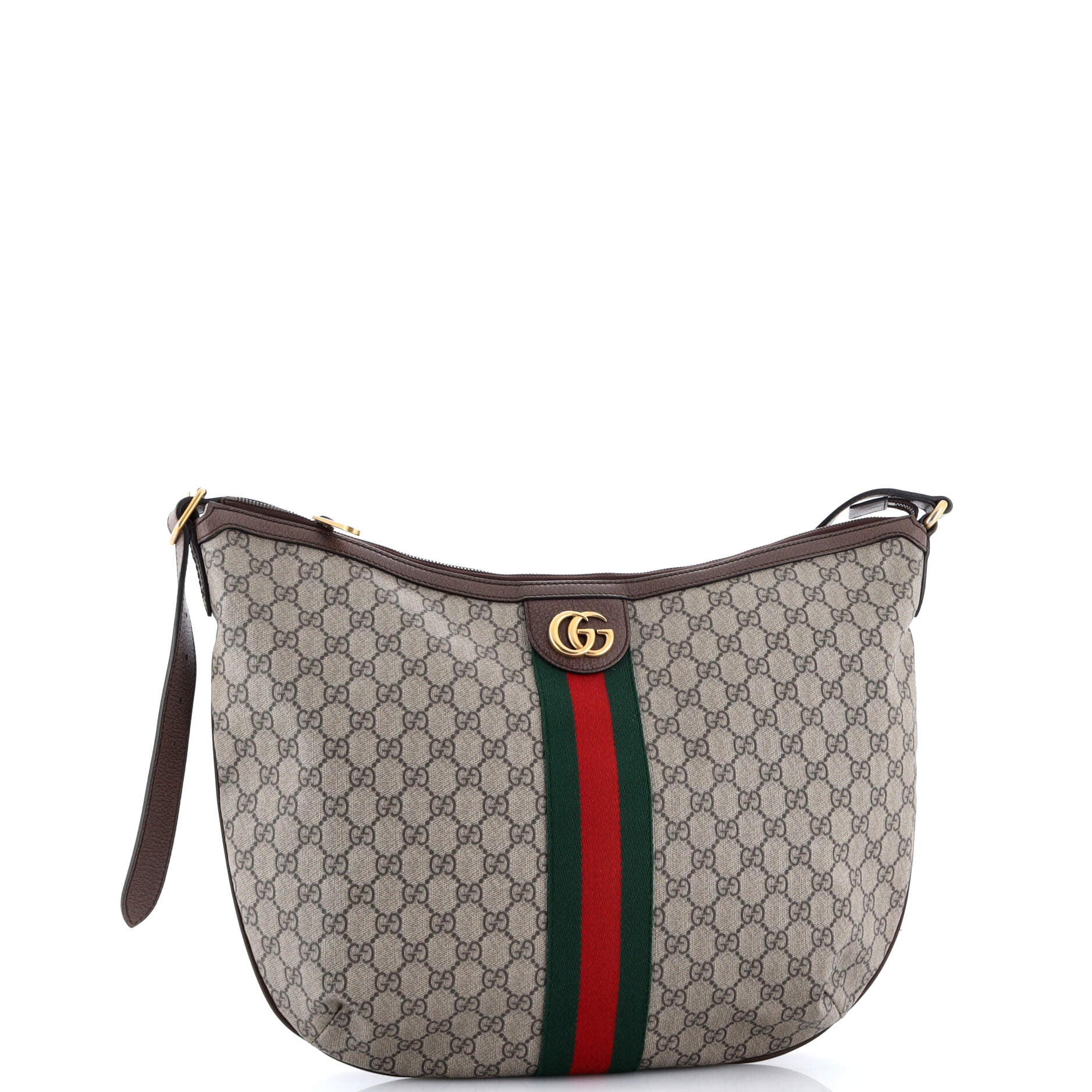 Ophidia Half Moon Hobo GG Coated Canvas Large