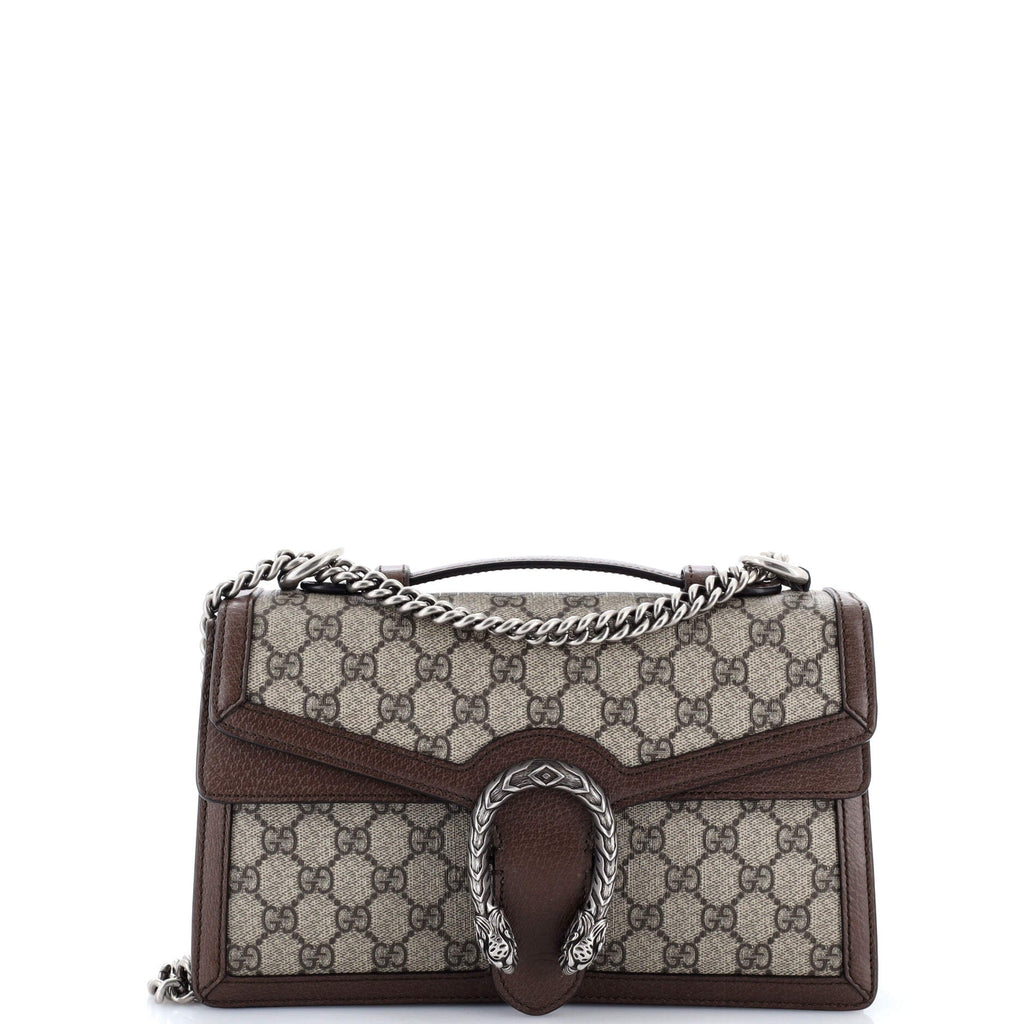 Dionysus Top Handle Chain Bag GG Coated Canvas Small