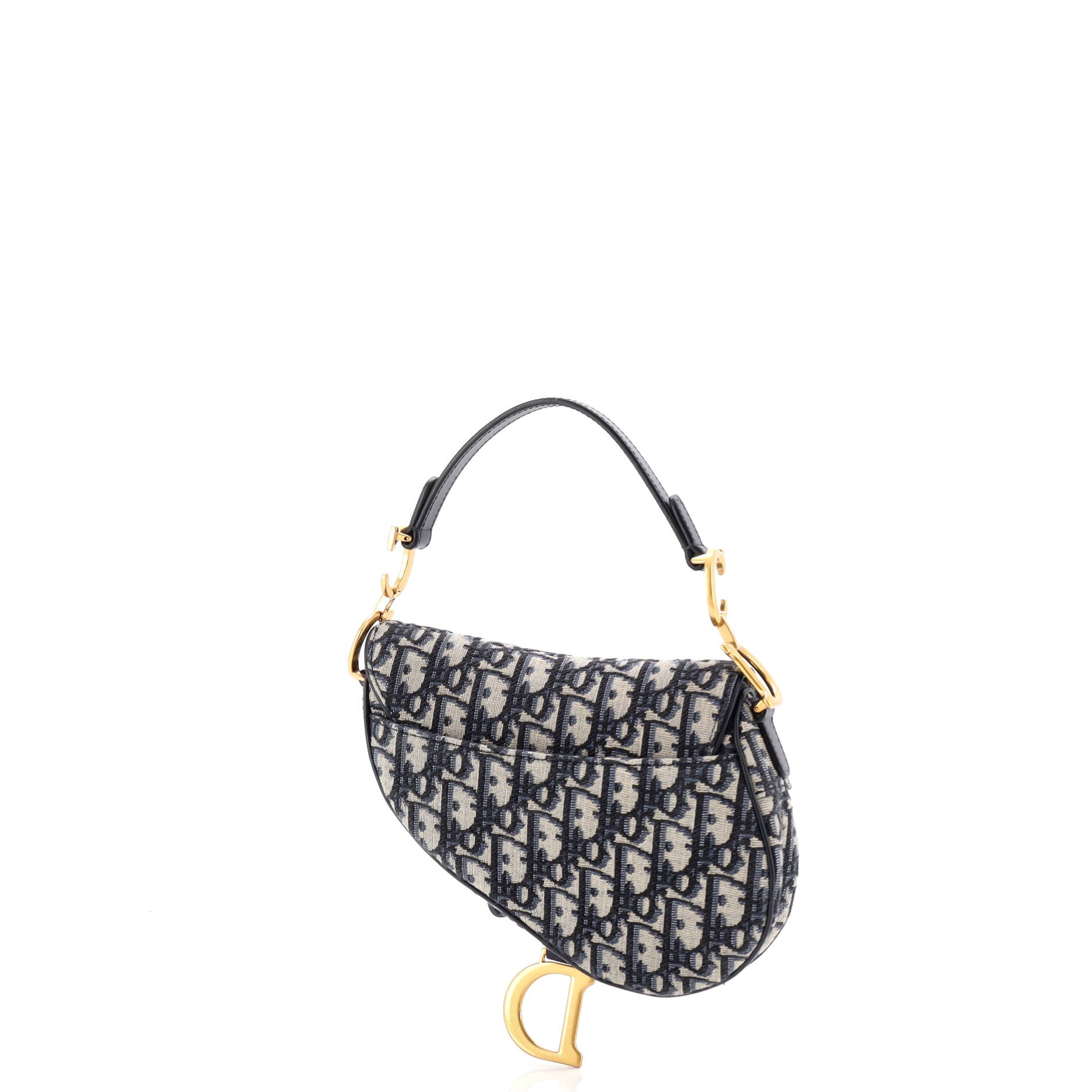 Saddle Handbag Oblique Canvas Mini
