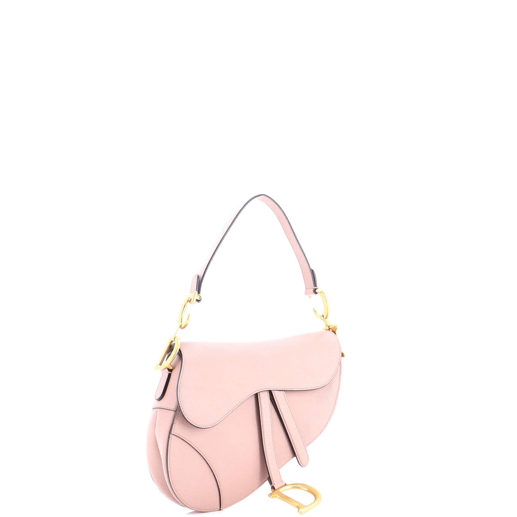 Saddle Handbag Leather Medium