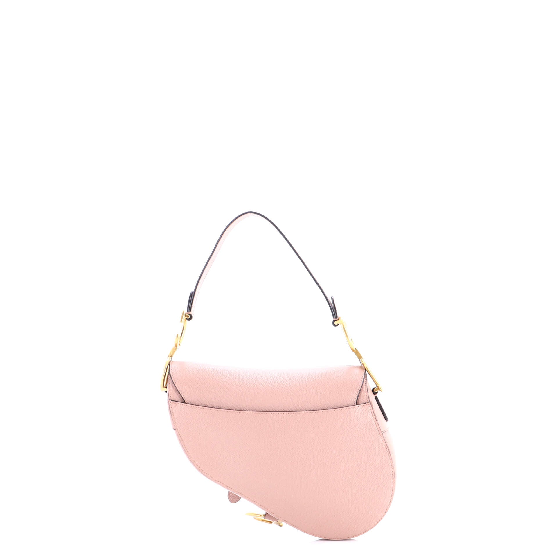 Saddle Handbag Leather Medium