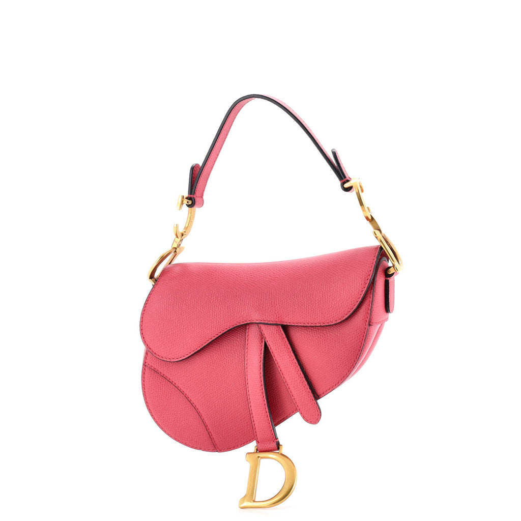 Saddle Handbag Leather Mini