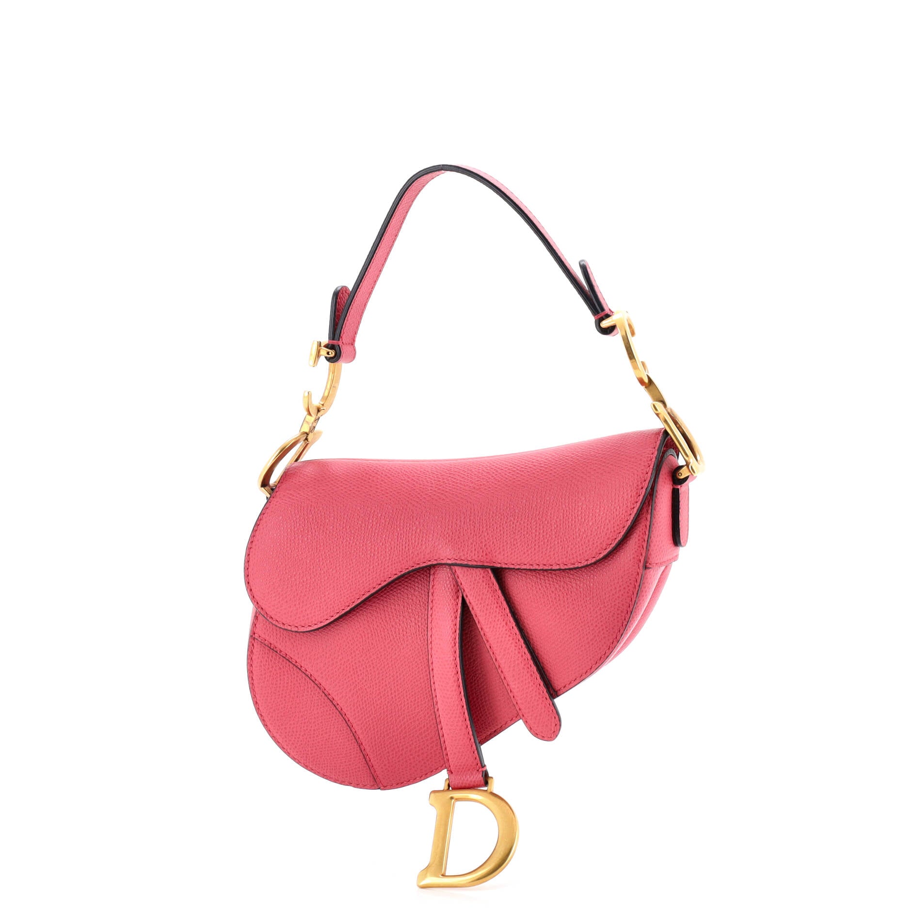 Saddle Handbag Leather Mini