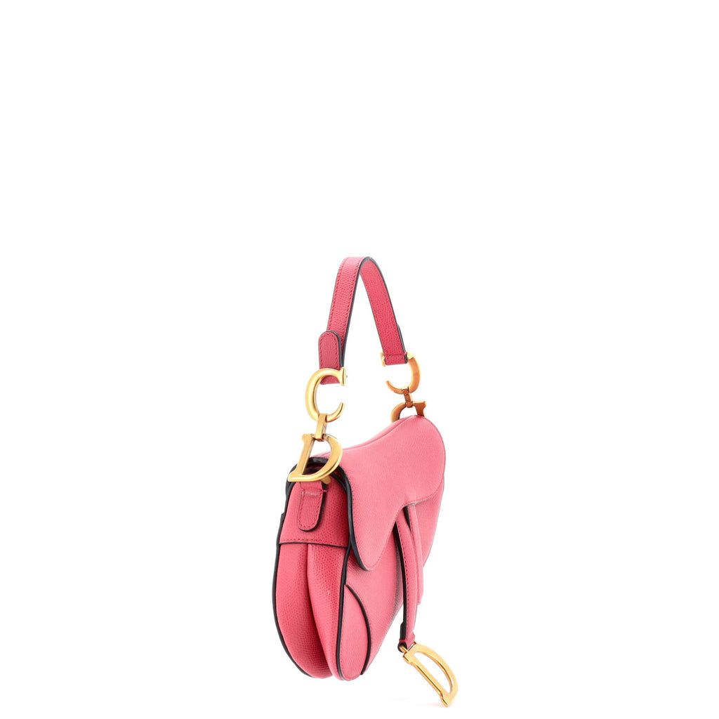 Saddle Handbag Leather Mini
