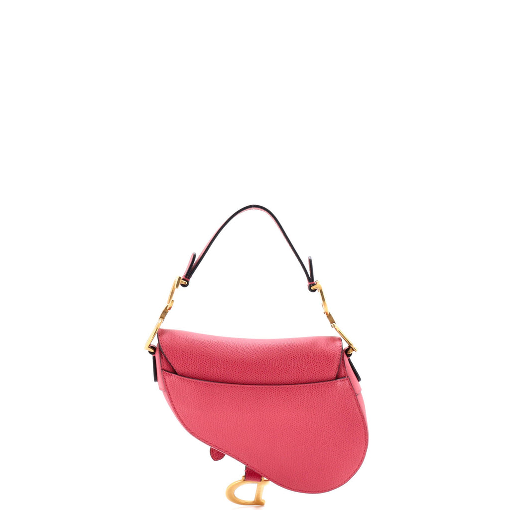 Saddle Handbag Leather Mini