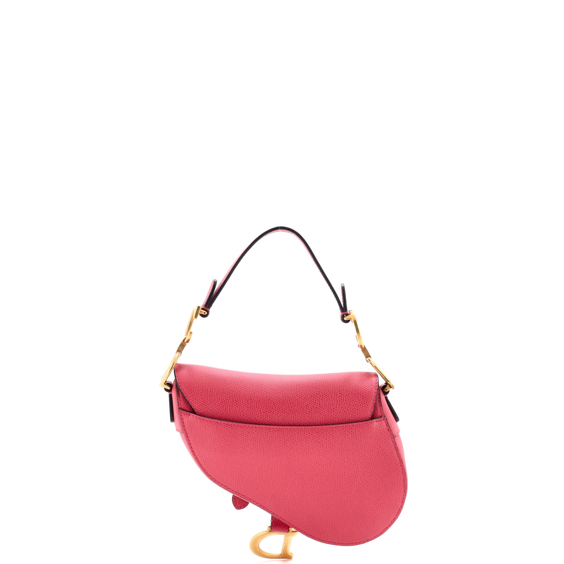 Saddle Handbag Leather Mini