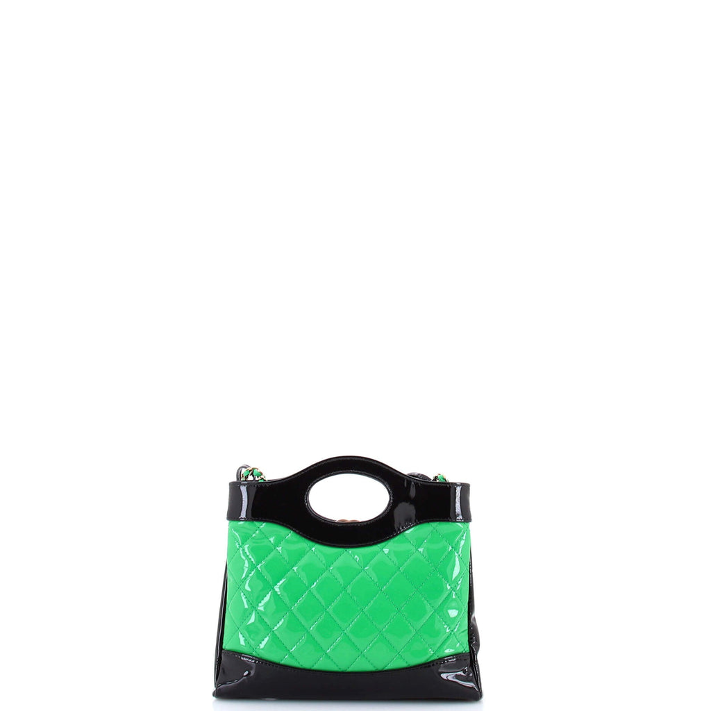 31 Shopping Bag Quilted Patent Mini