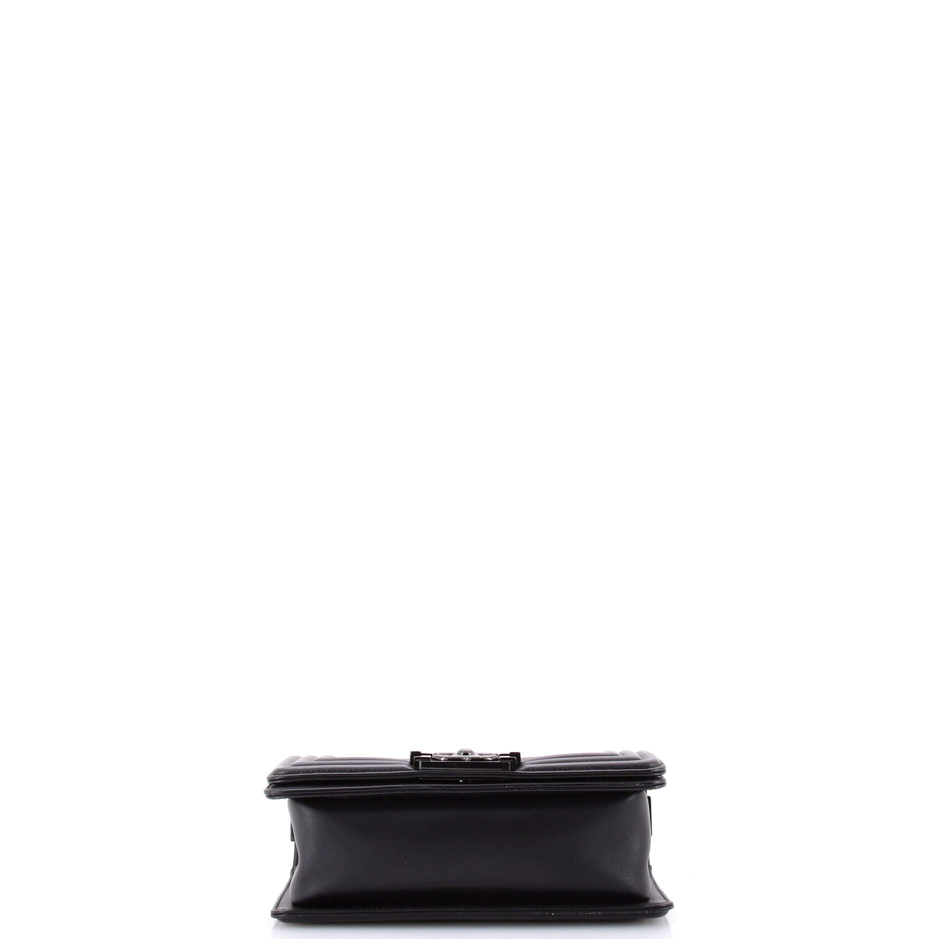 So Black Boy Flap Bag Quilted Lambskin Small