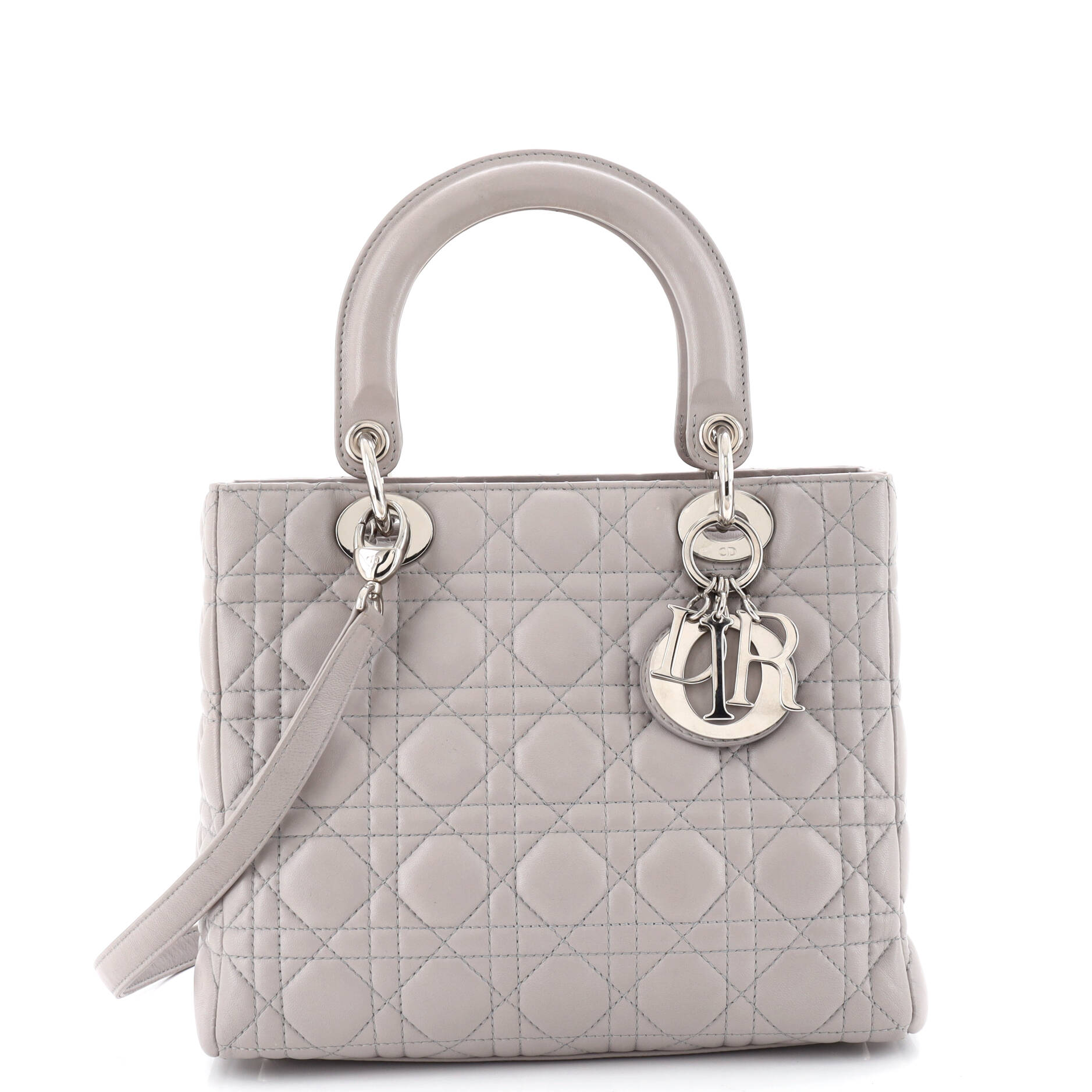 Lady Dior Bag Cannage Quilt Lambskin Medium