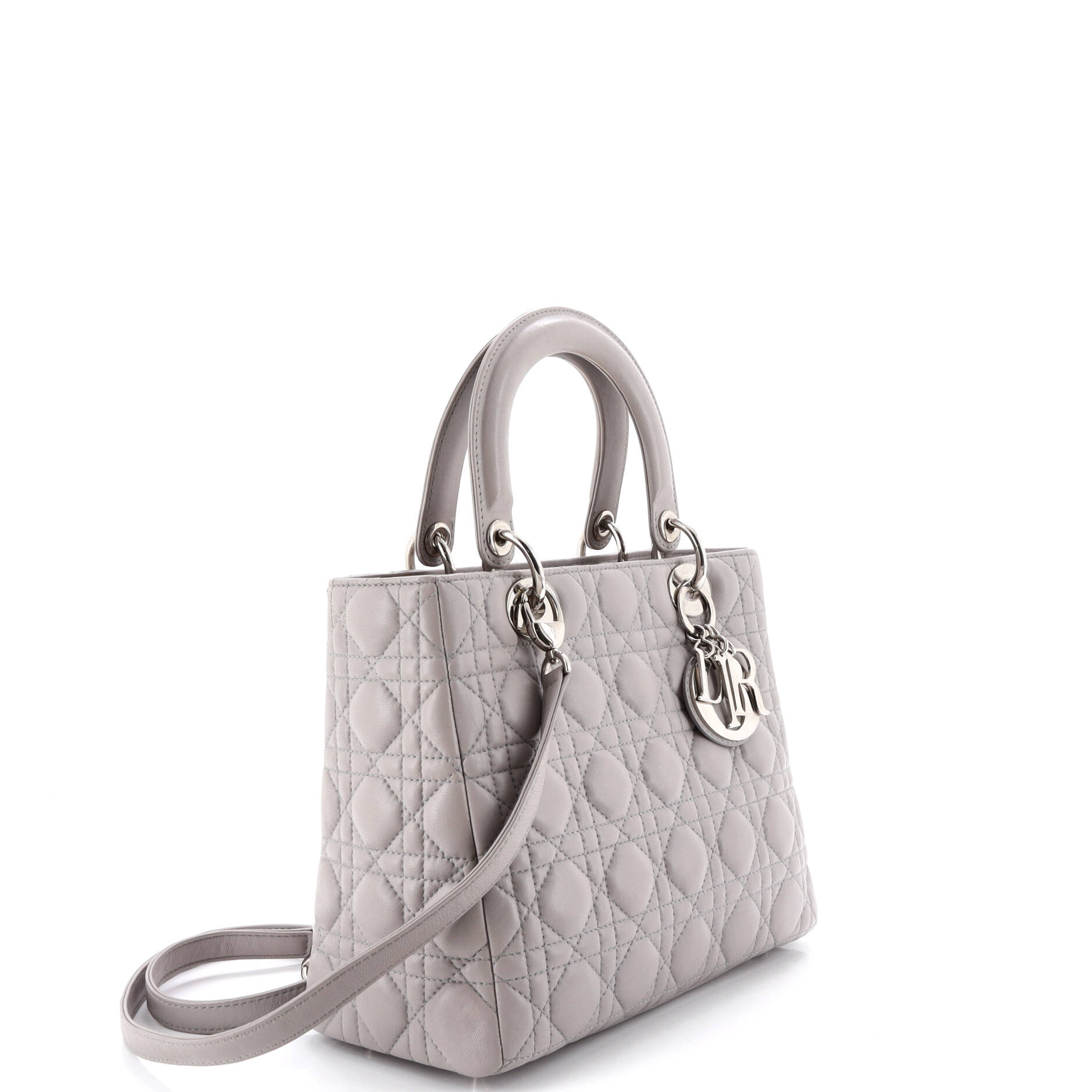 Lady Dior Bag Cannage Quilt Lambskin Medium