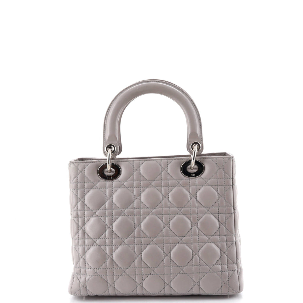 Lady Dior Bag Cannage Quilt Lambskin Medium