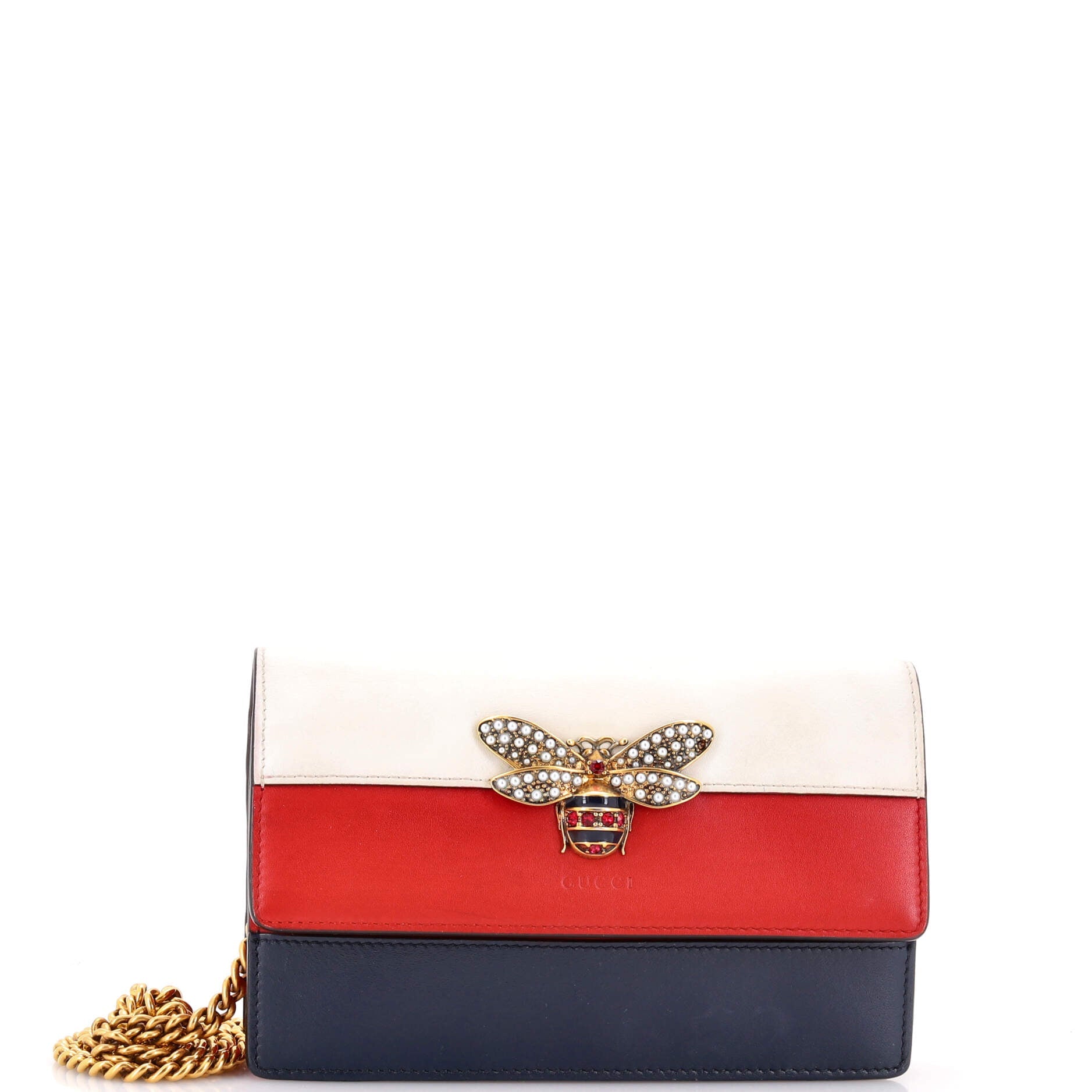 Queen Margaret Chain Wallet Leather Mini