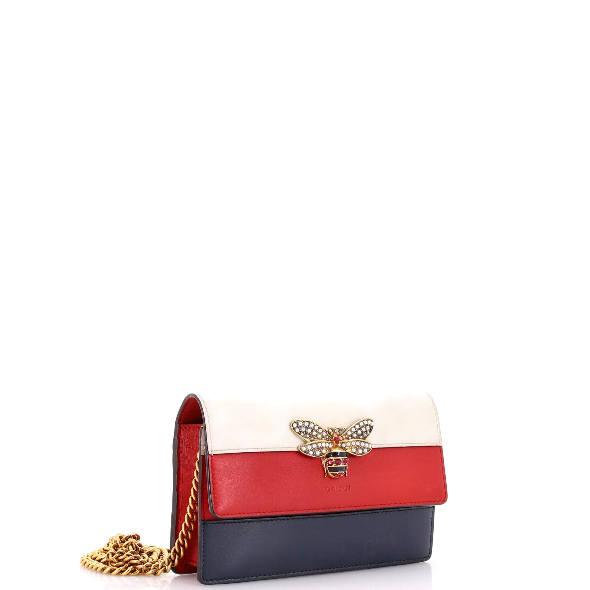 Queen Margaret Chain Wallet Leather Mini