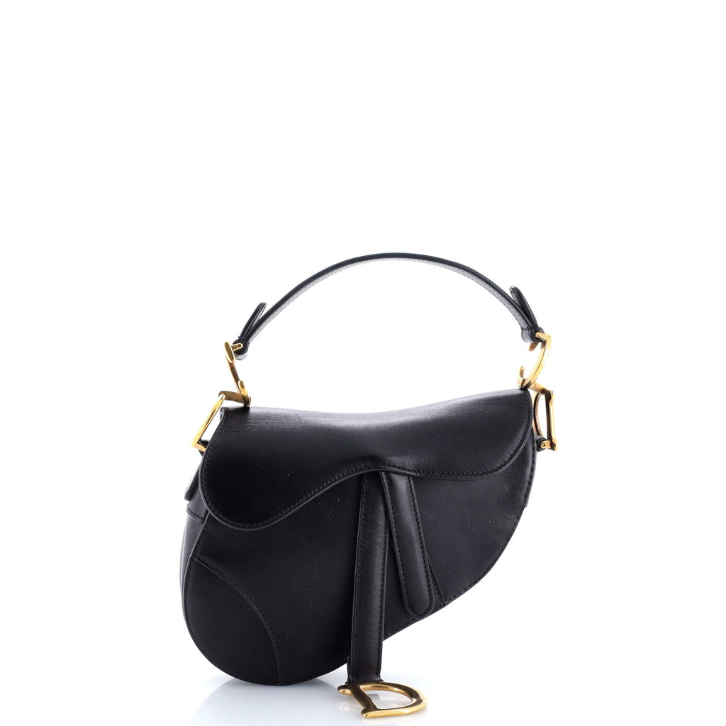 Saddle Handbag Leather Mini