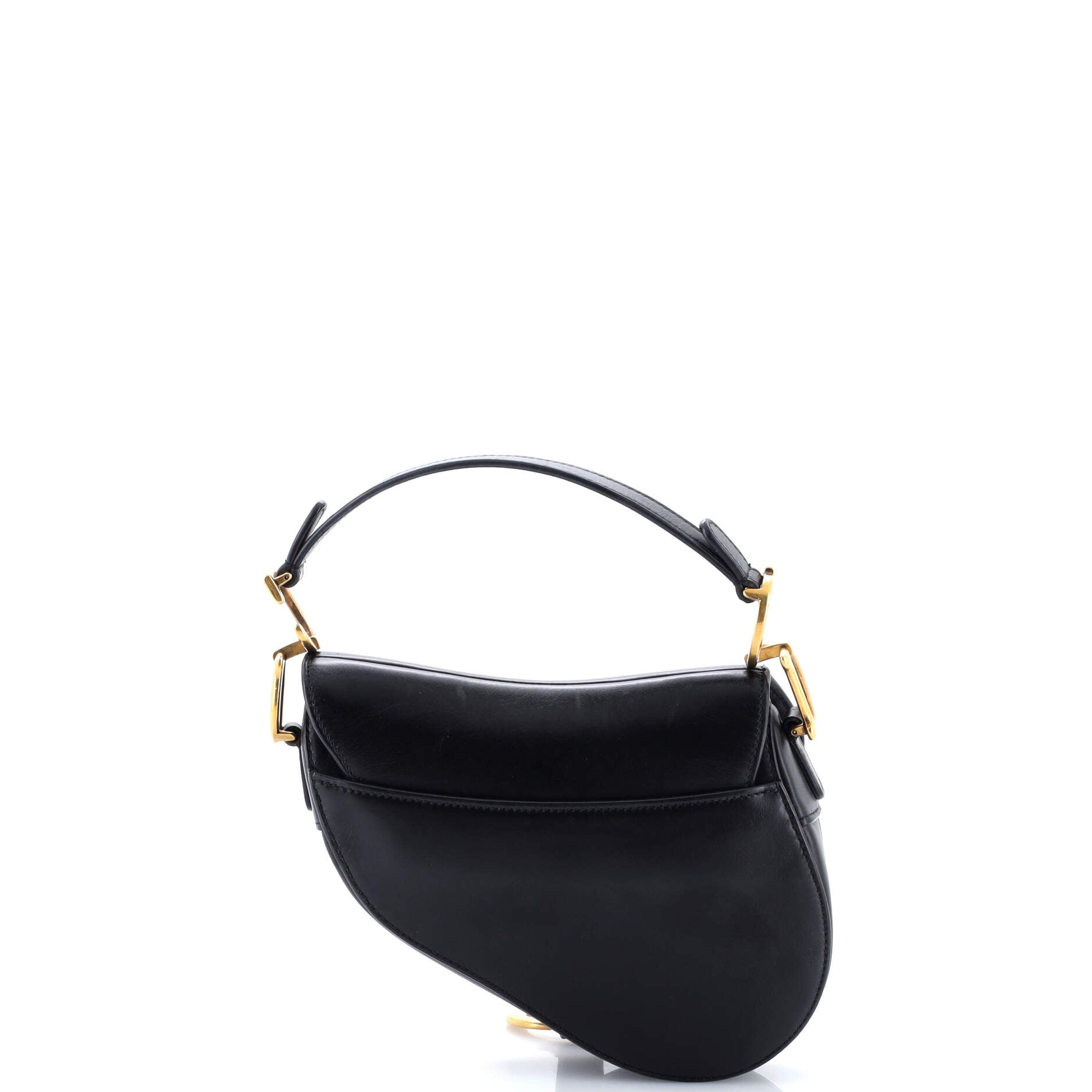 Saddle Handbag Leather Mini