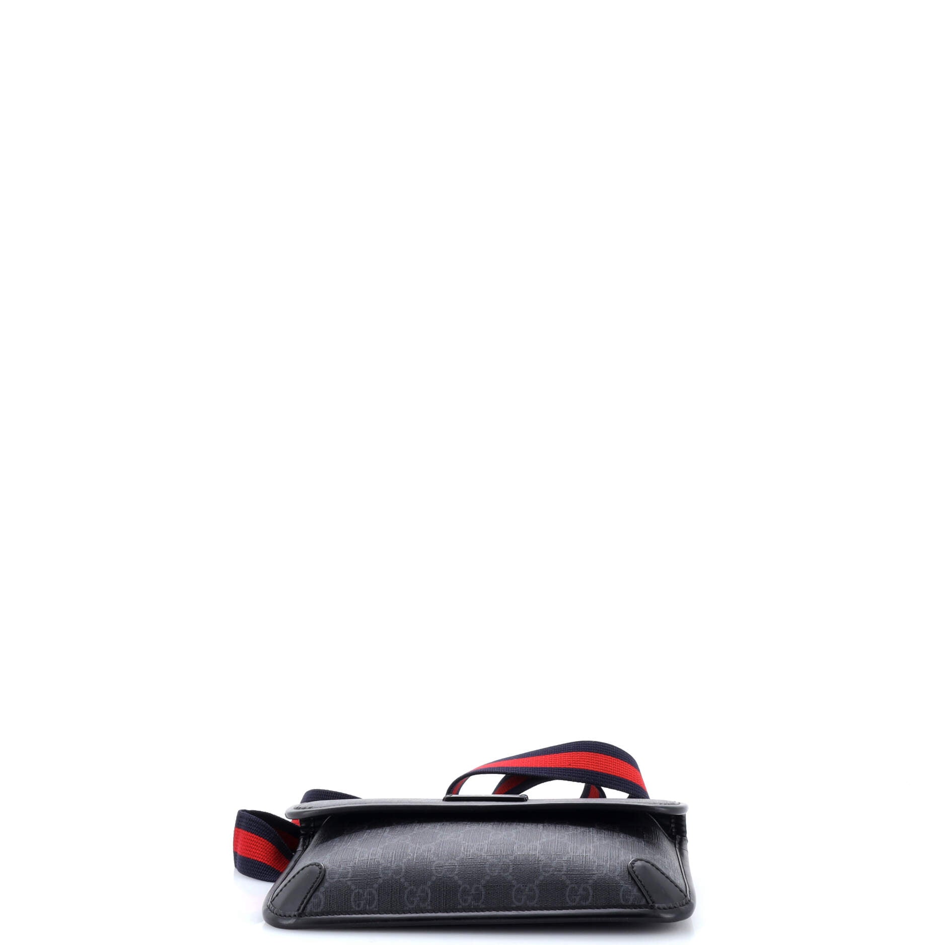 Web Flap Belt Bag GG Coated Canvas