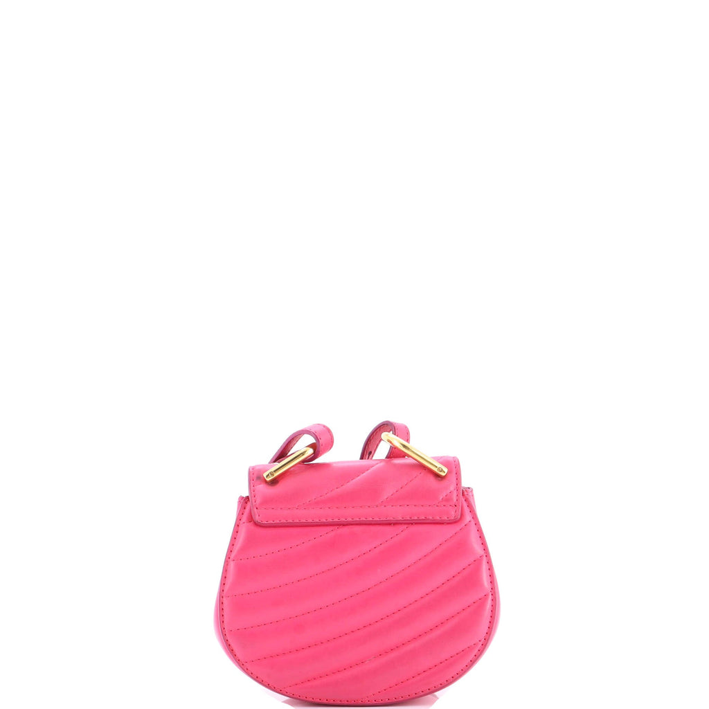 Drew Bijou Crossbody Bag Quilted Leather Nano