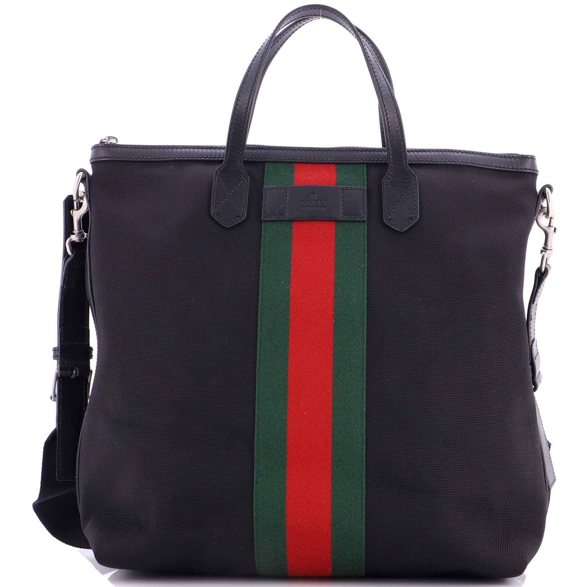 Web Zip Tote Techno Canvas Medium