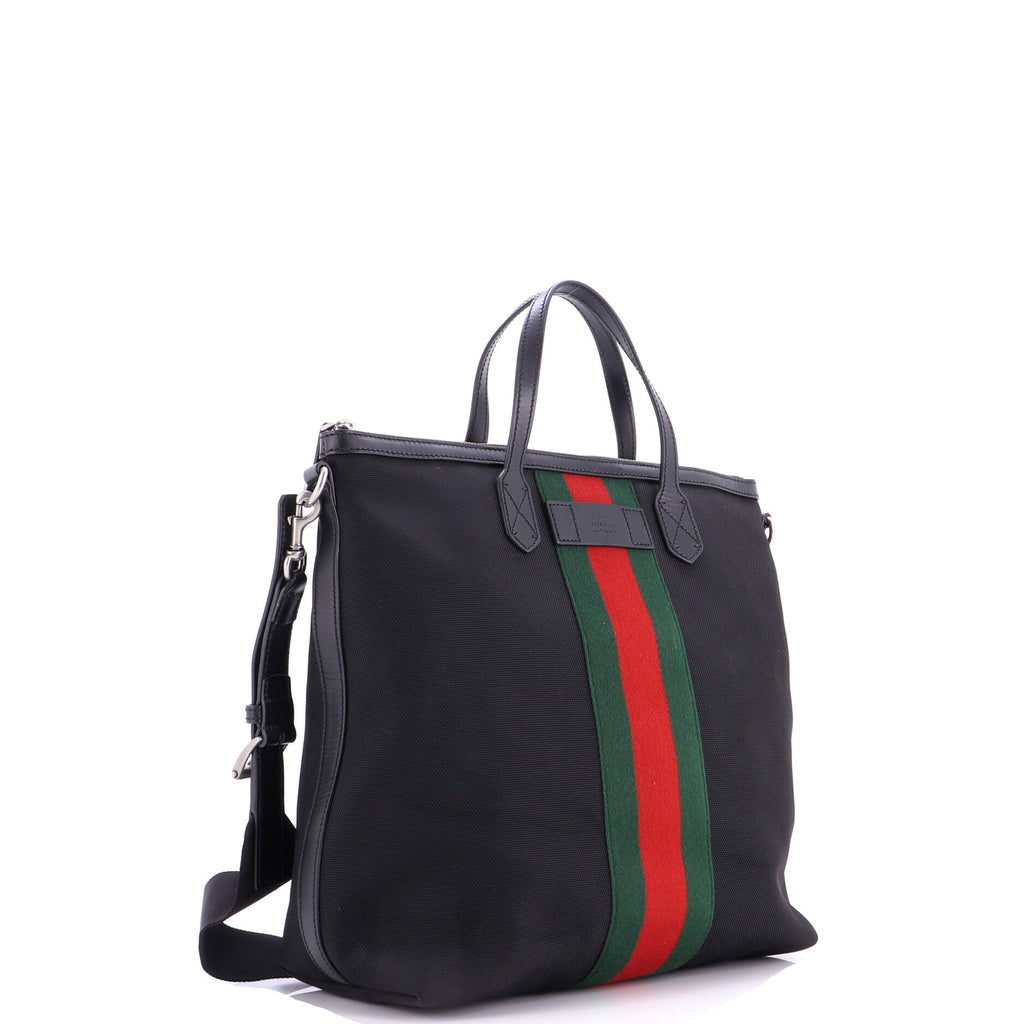Web Zip Tote Techno Canvas Medium