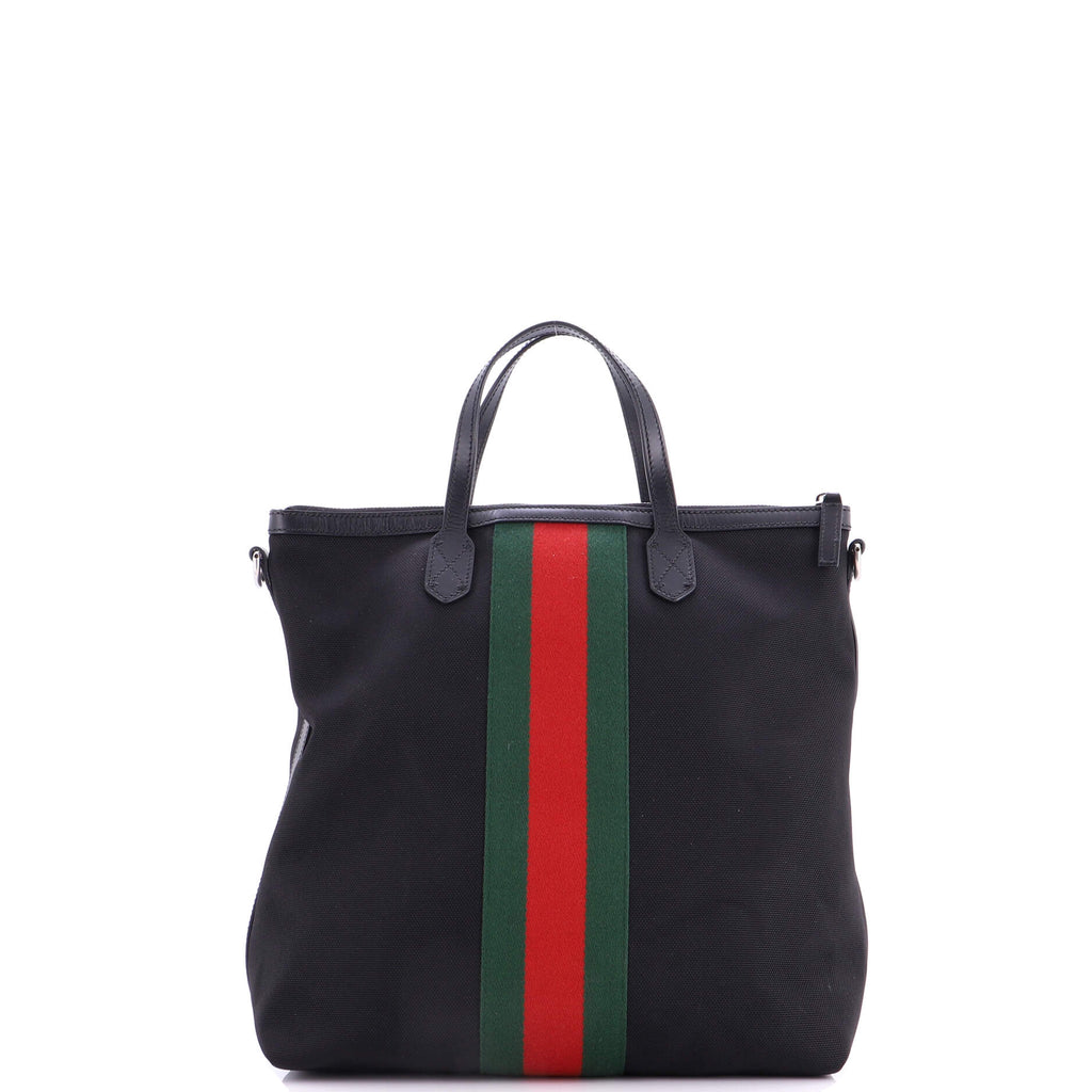 Web Zip Tote Techno Canvas Medium