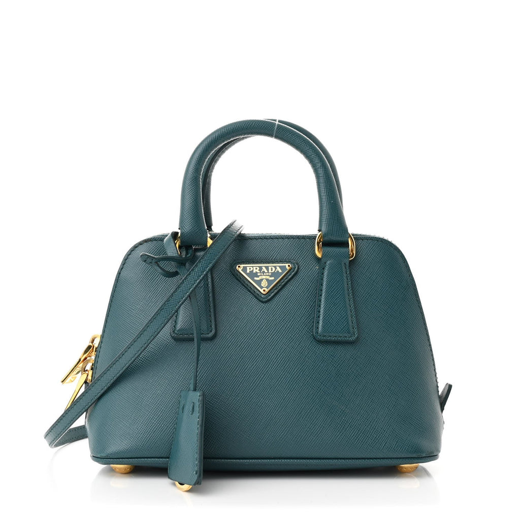 Saffiano Lux Mini Promenade Tote Ottanio