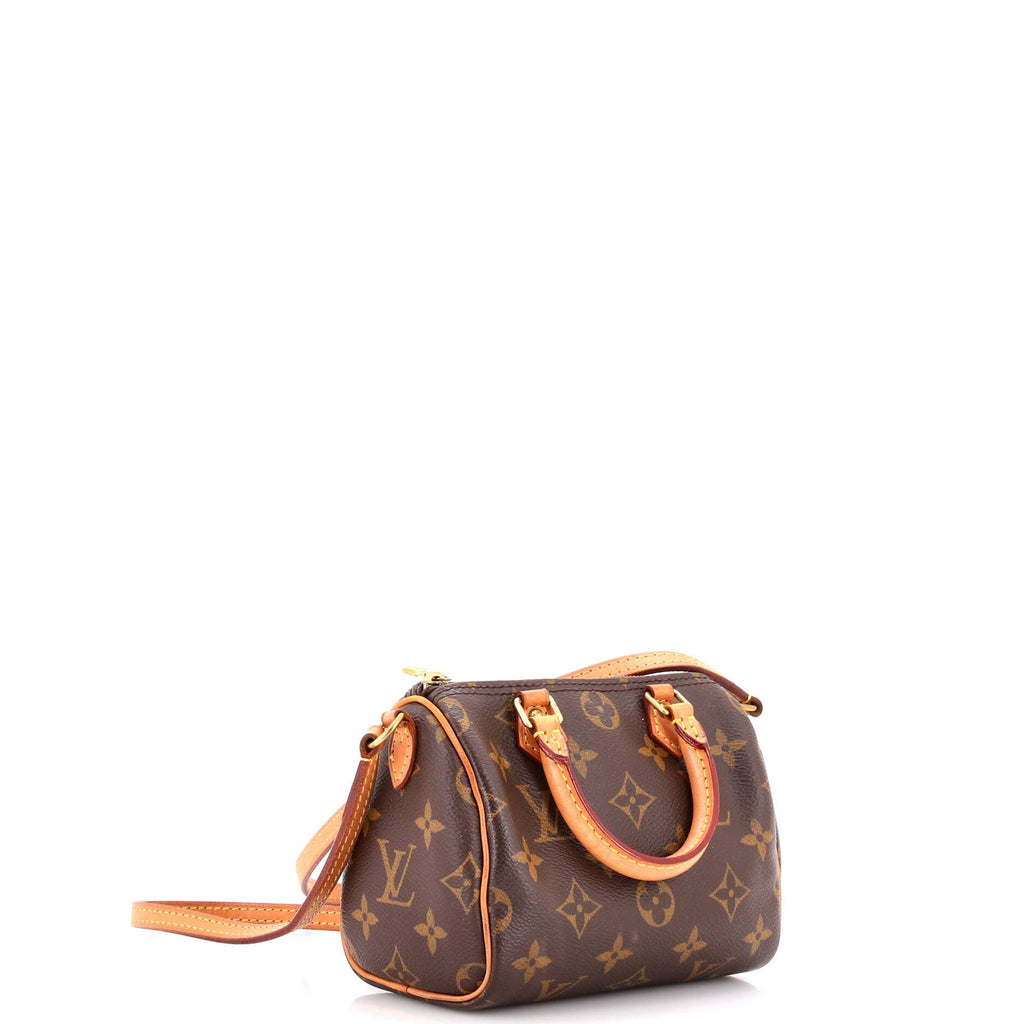 Speedy Bandouliere Bag Monogram Canvas Nano