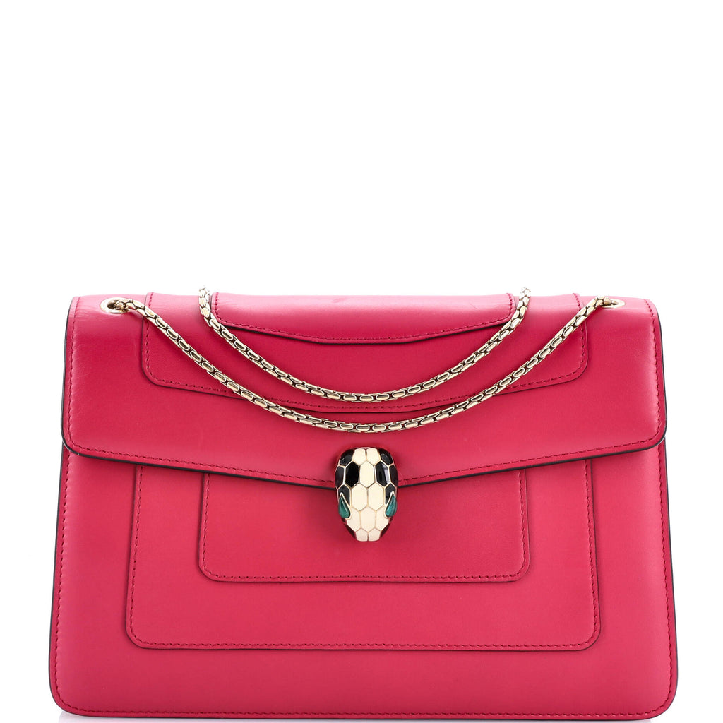 Serpenti Forever Shoulder Bag Leather Medium