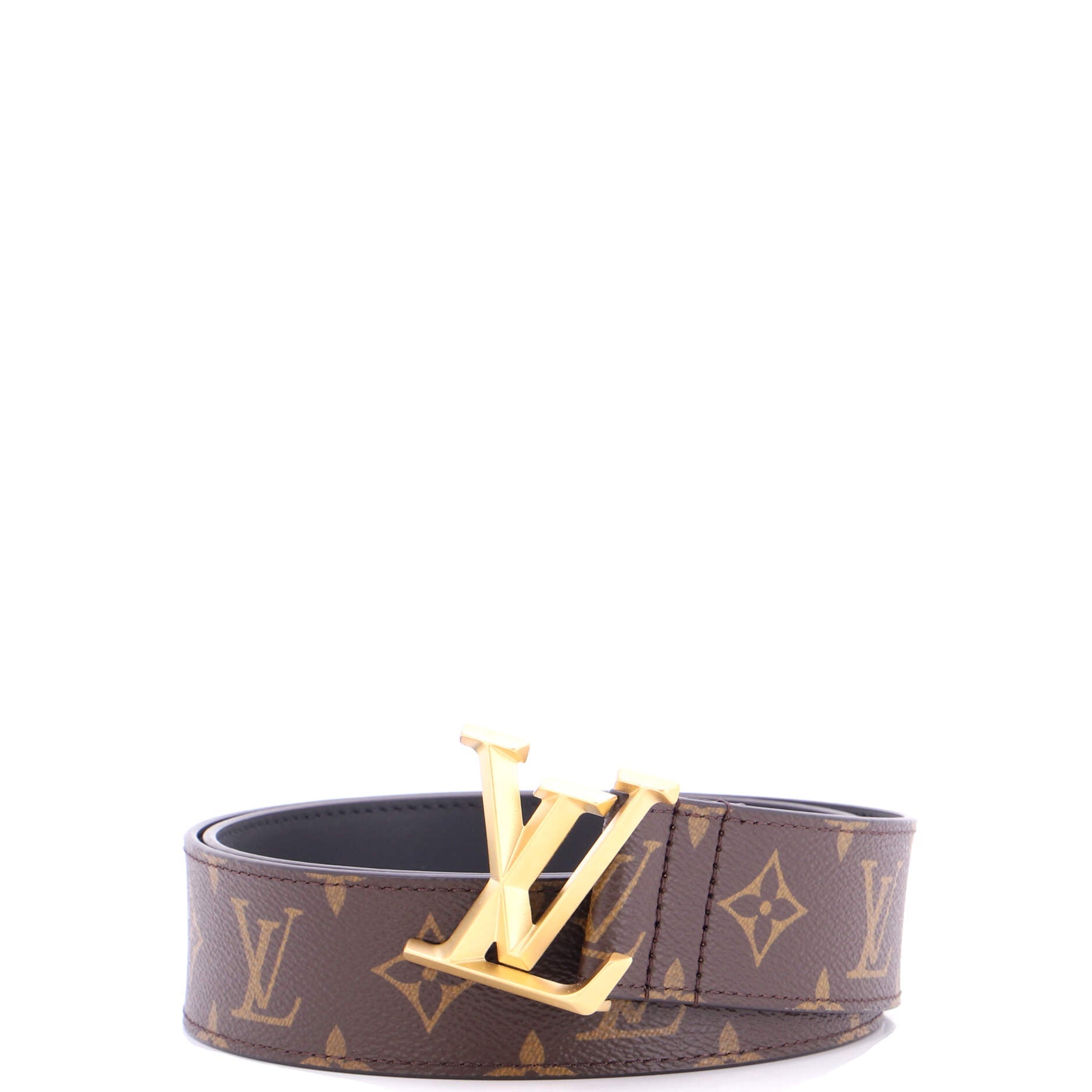 LV Pyramide Reversible Belt Monogram Canvas and Leather Wide 90