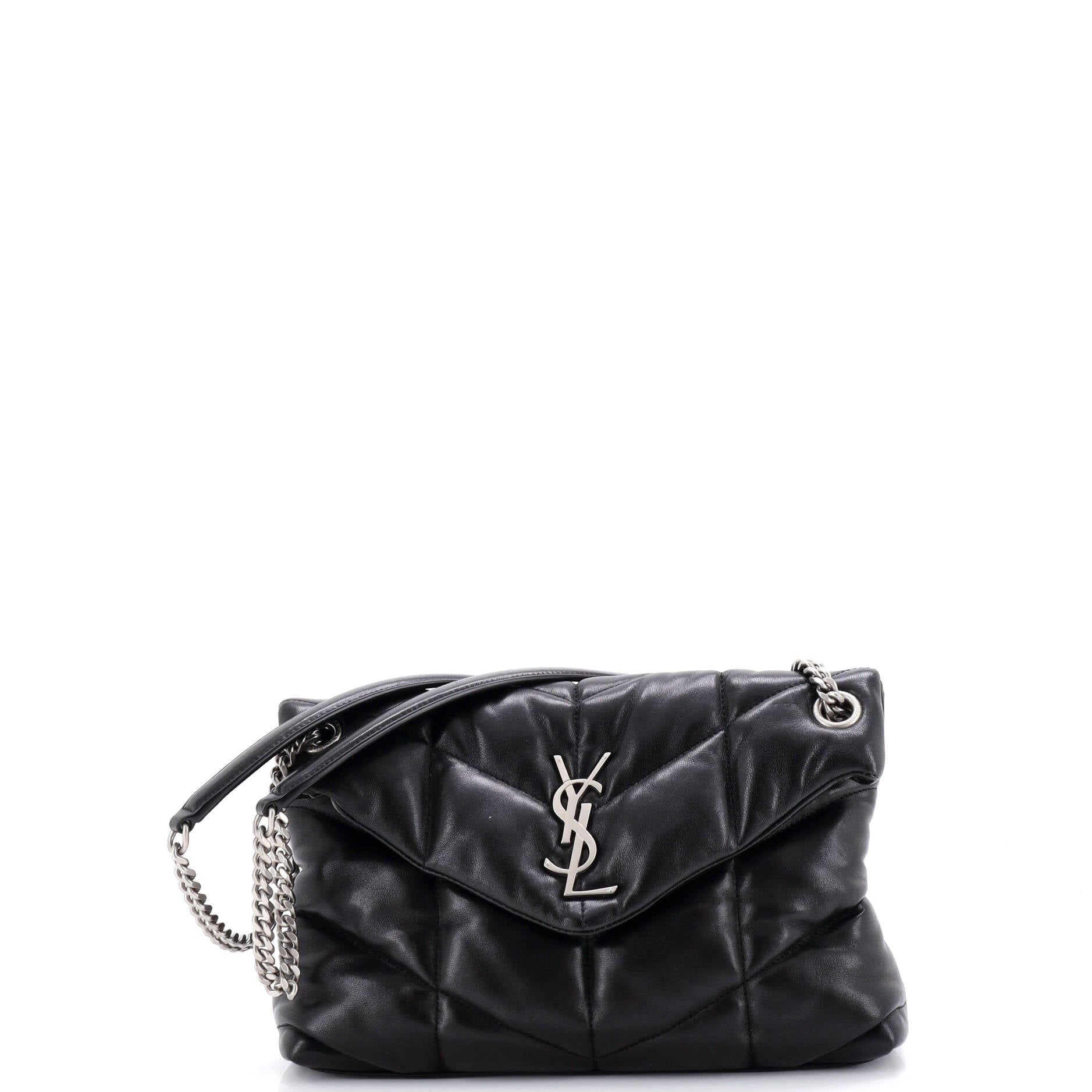 Loulou Puffer Shoulder Bag Quilted Leather Medium