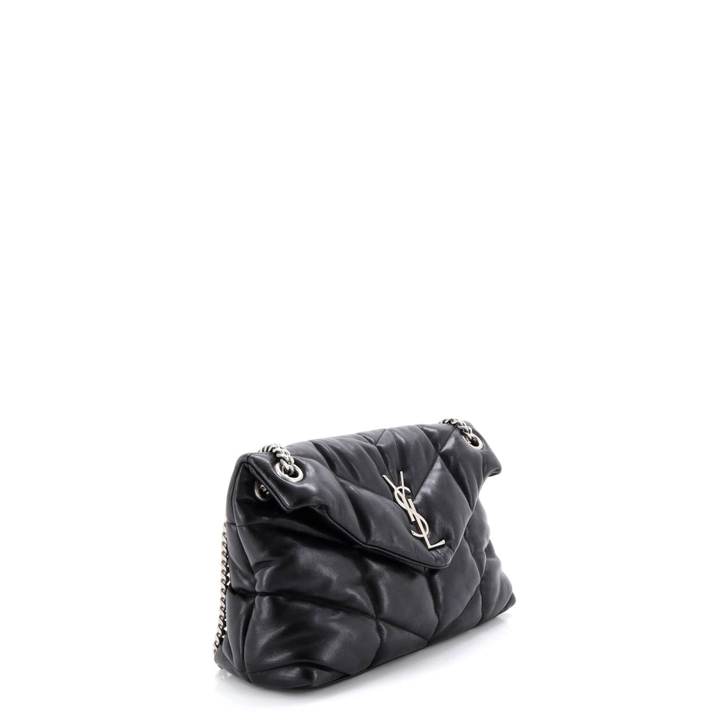 Loulou Puffer Shoulder Bag Quilted Leather Medium