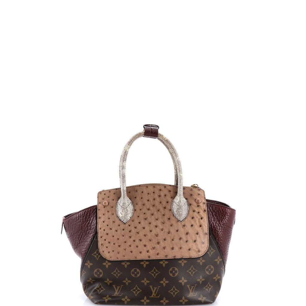 Majestueux Tote Monogram Canvas and Exotics PM