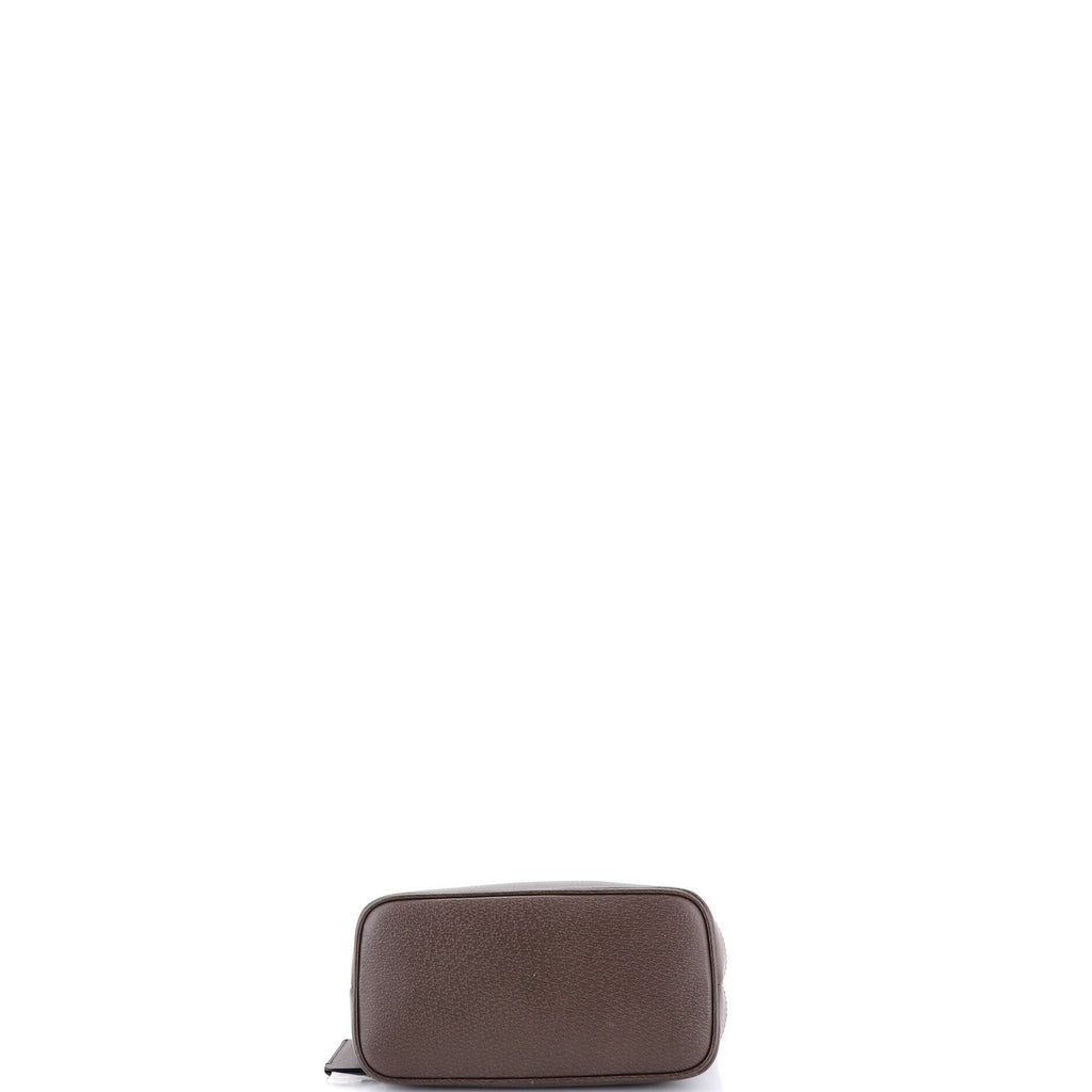 Ophidia Open Bucket Bag GG Coated Canvas with Leather Small