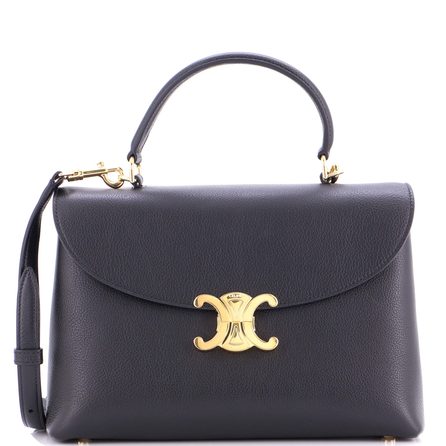 Nino Top Handle Bag Leather Medium