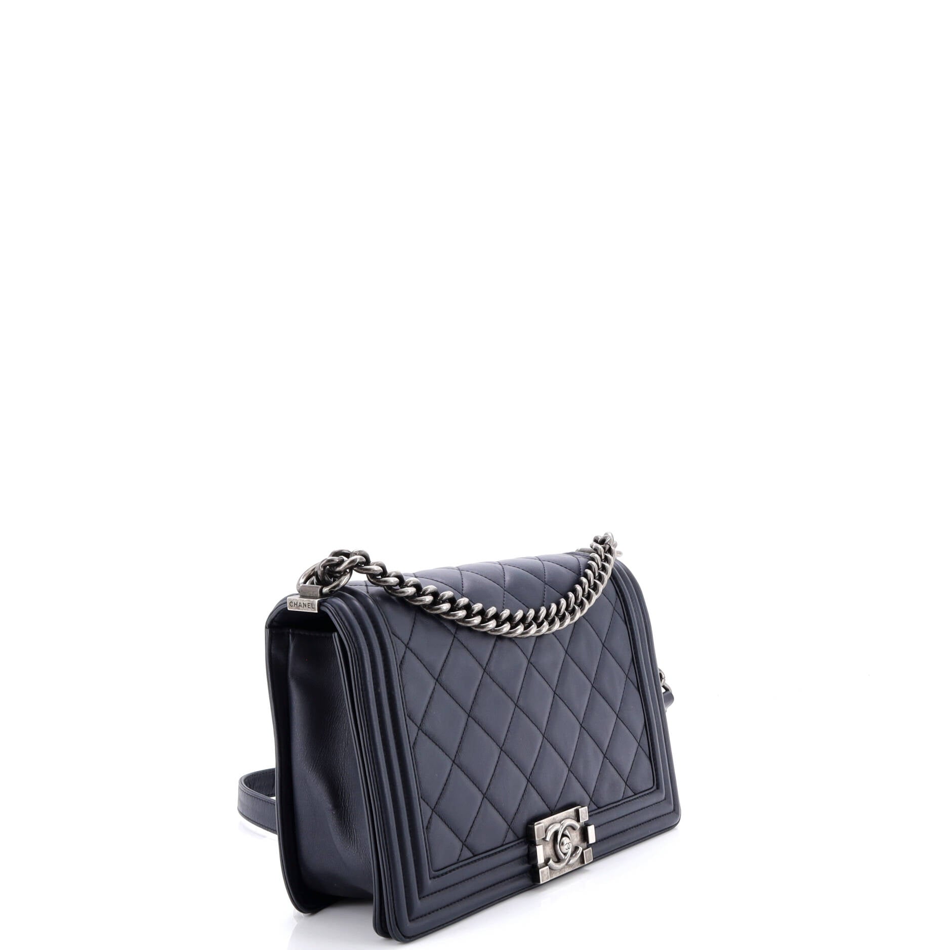 Boy Flap Bag Quilted Lambskin Old Medium