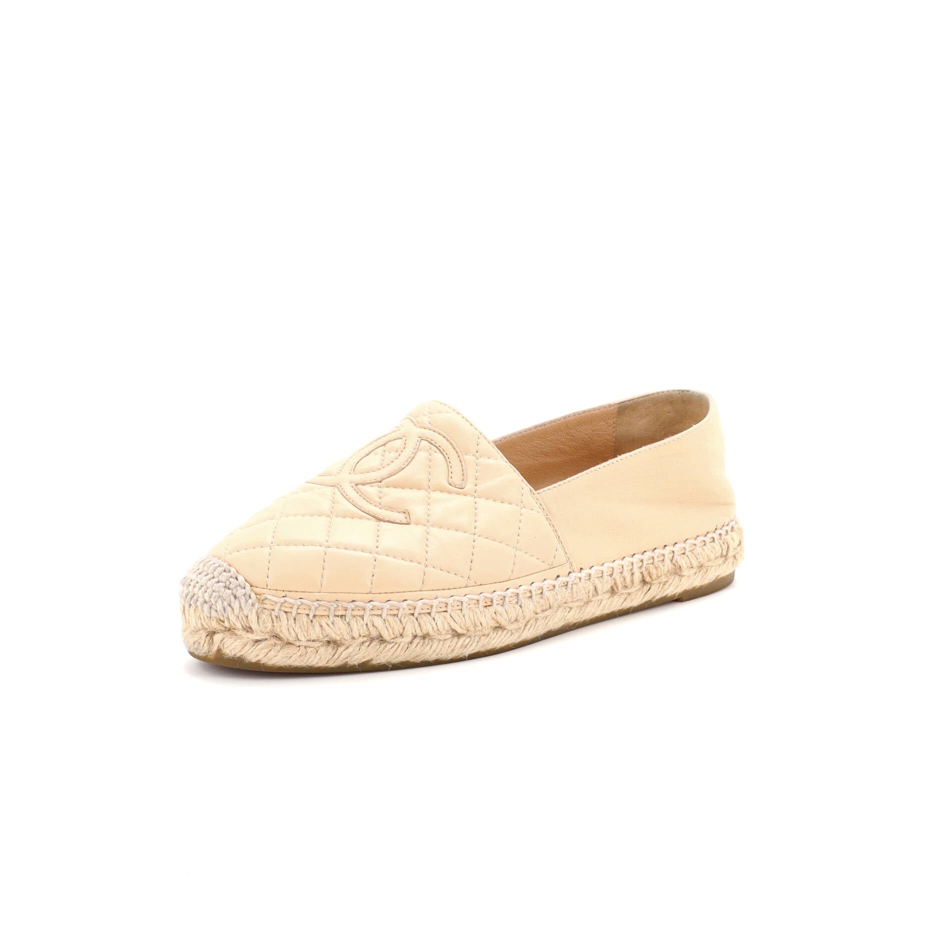 Women's CC Espadrilles Quilted Leather