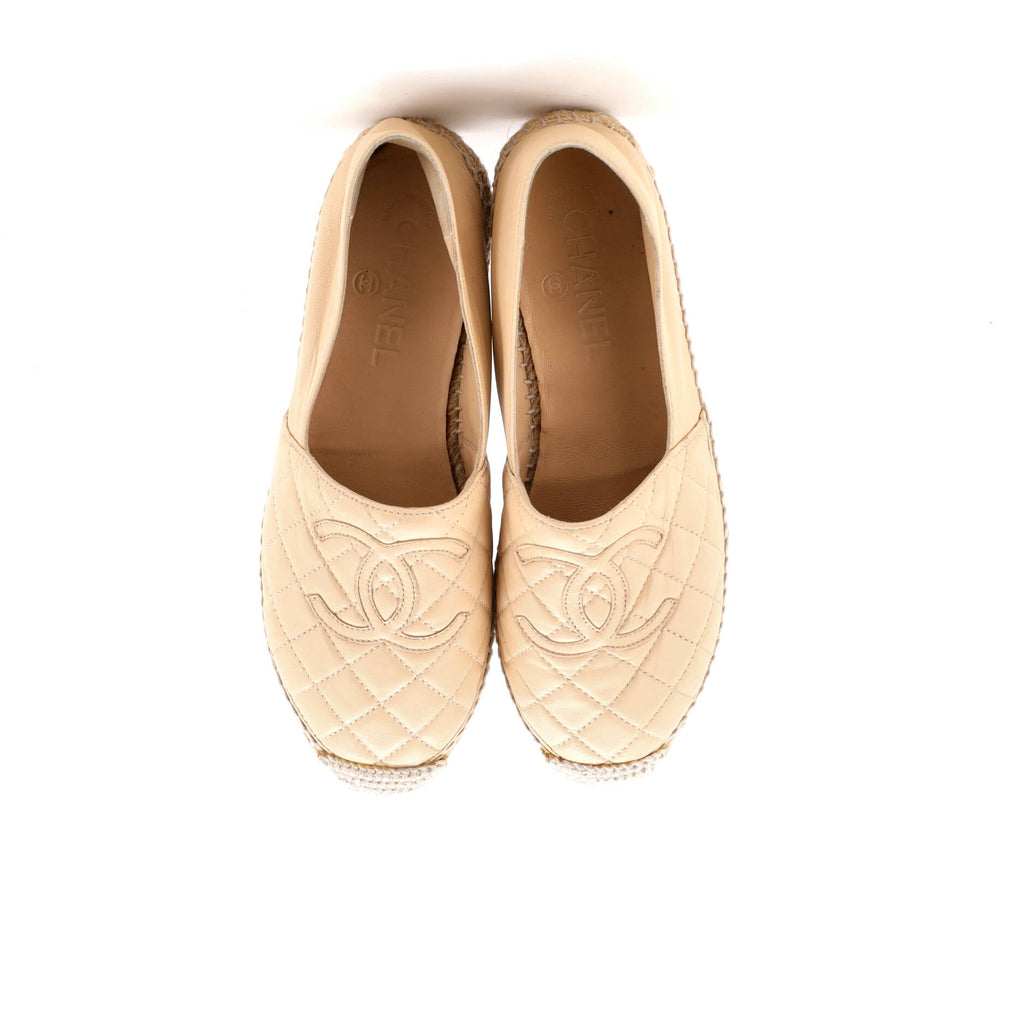 Women's CC Espadrilles Quilted Leather