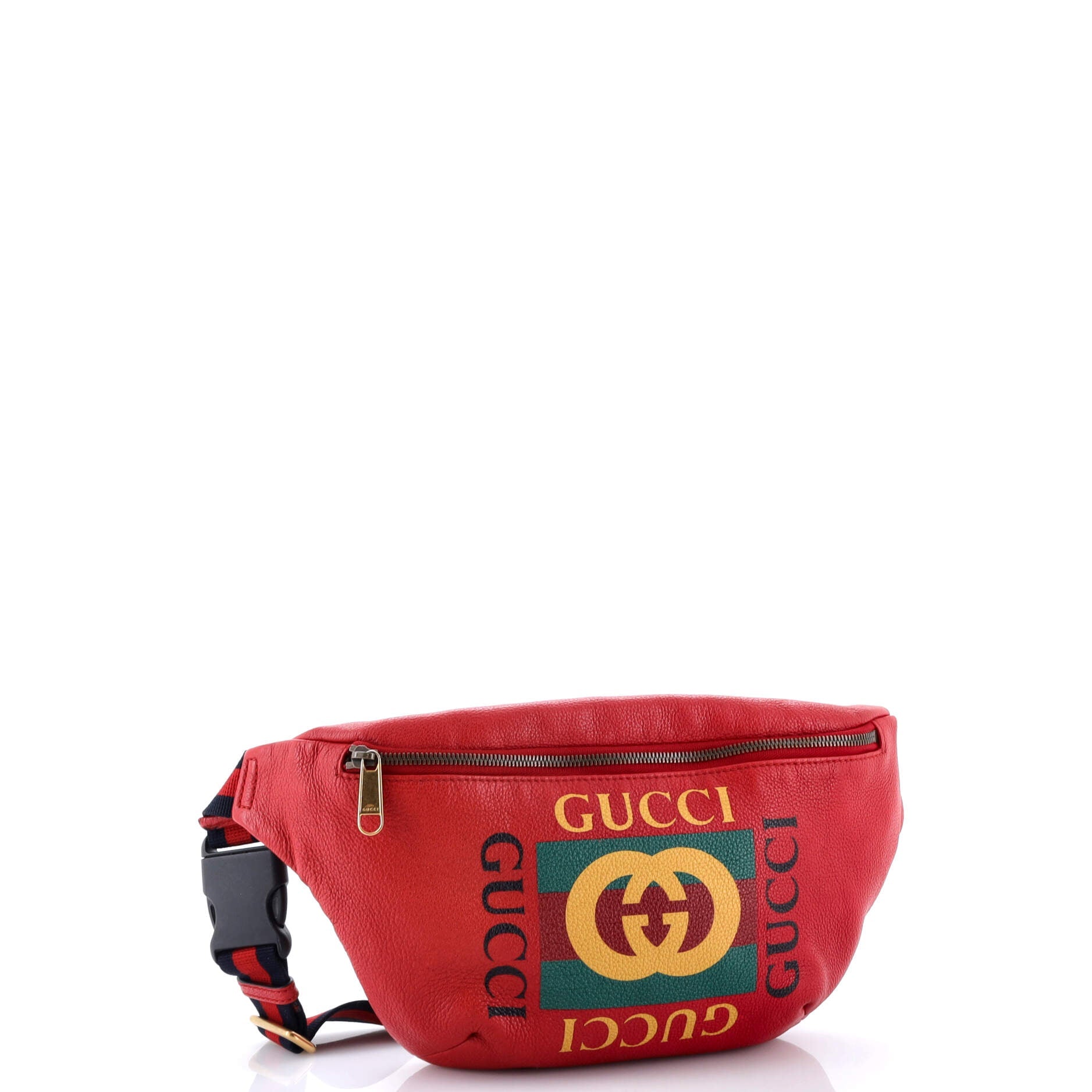 Logo Belt Bag Printed Leather Medium