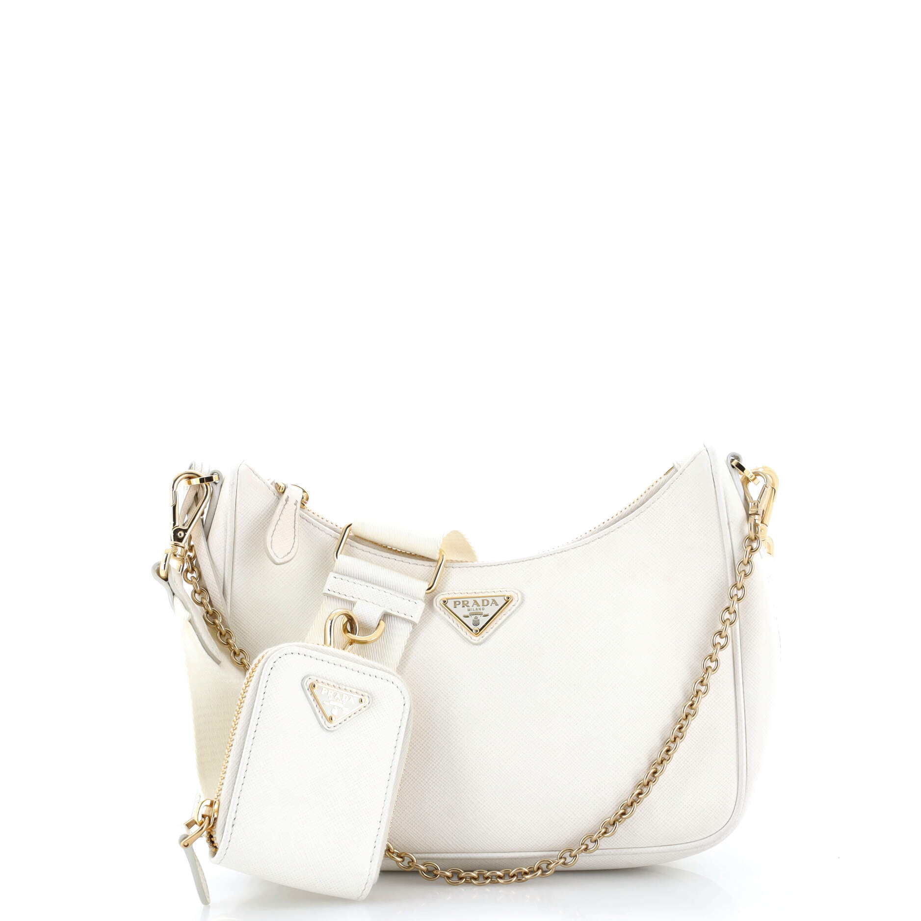 Re-Edition 2005 Shoulder Bag Saffiano Leather Small