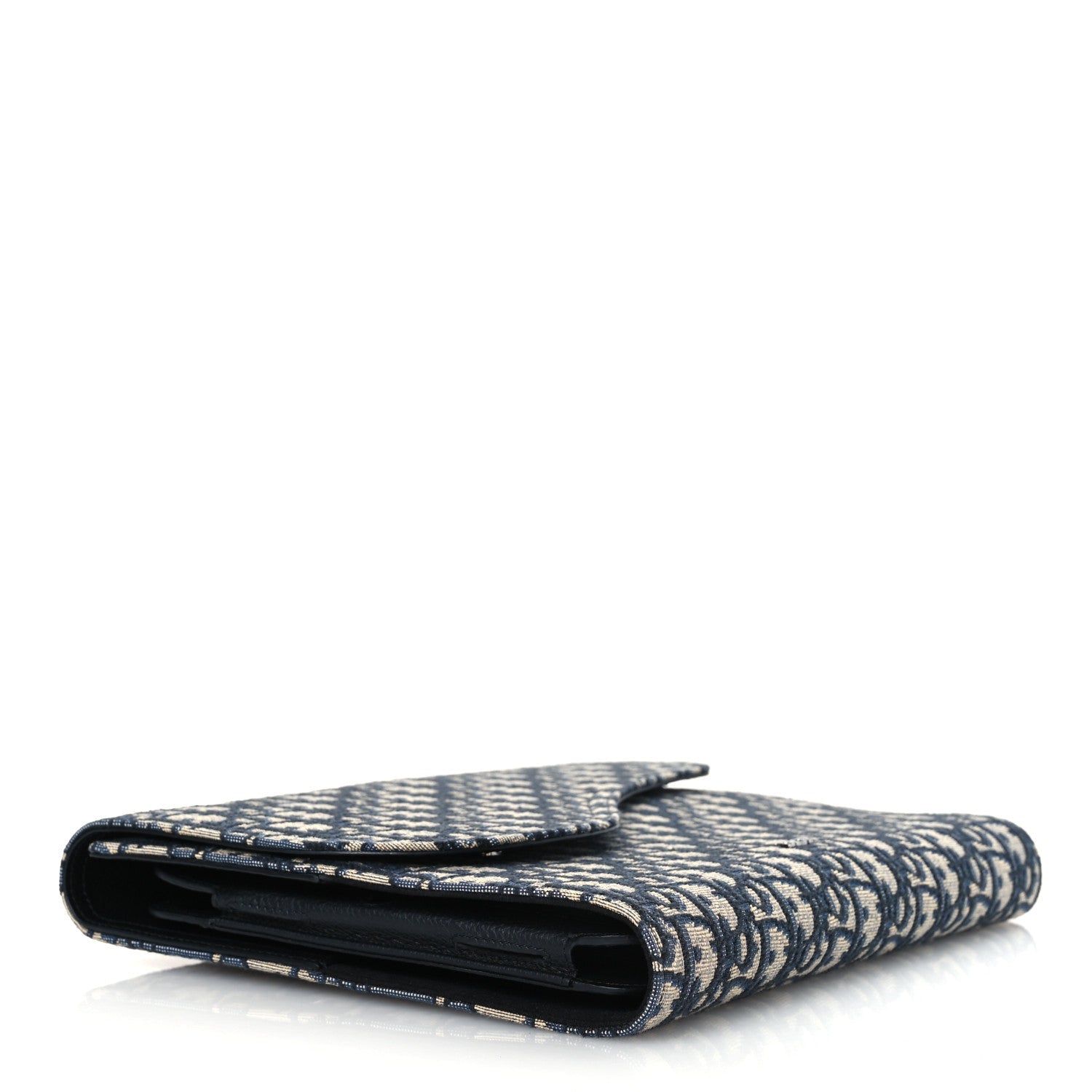Oblique Jacquard Saddle Diary 45 Pouch Blue