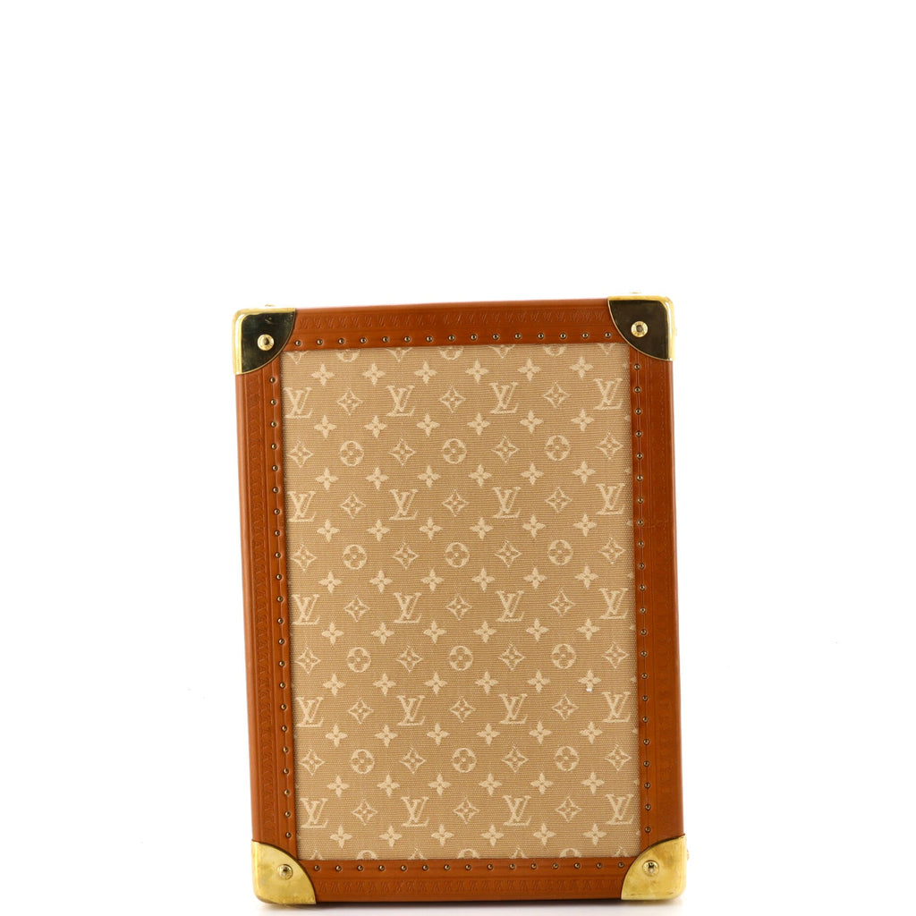 Boite Flacons Beauty Train Case Monogram Canvas and Leather
