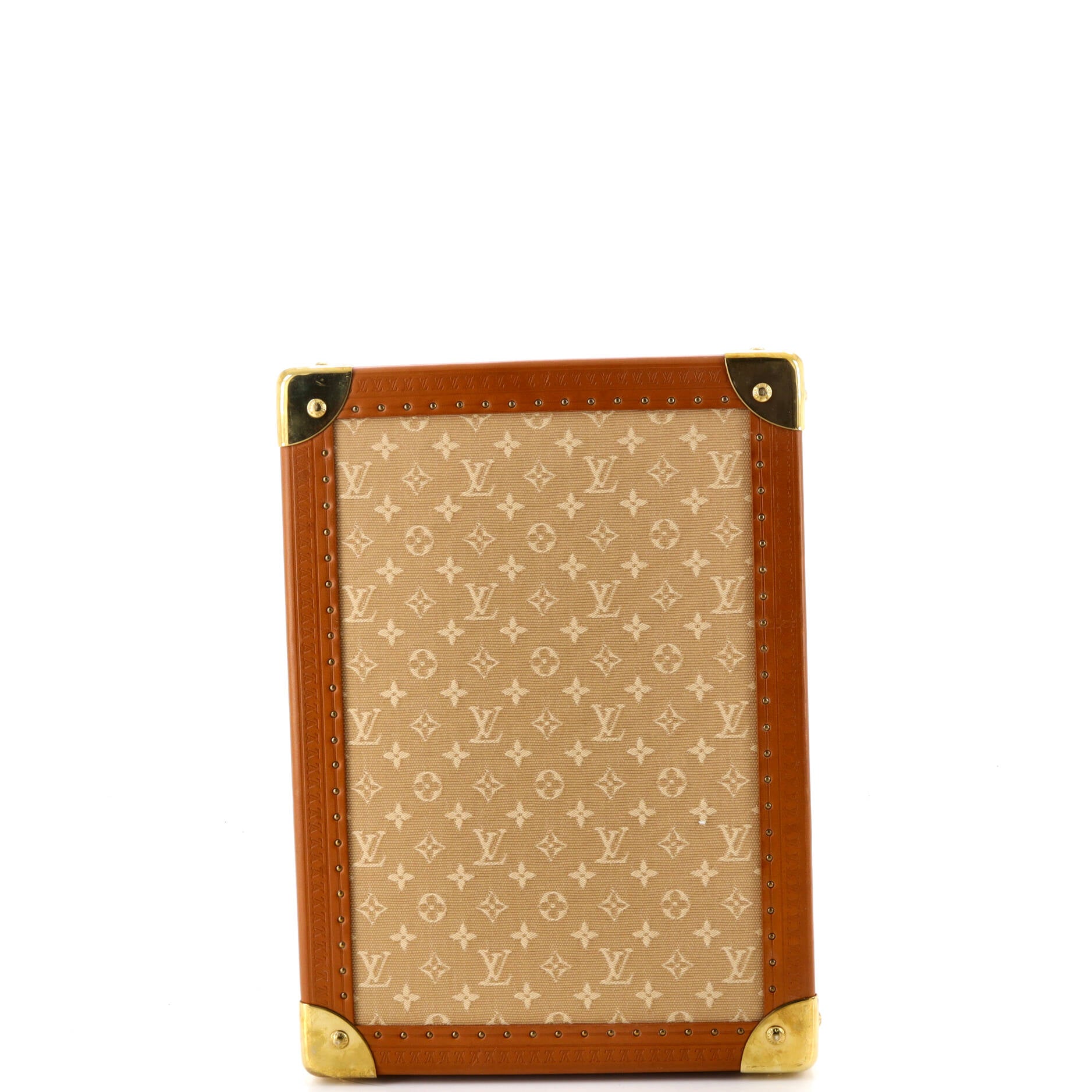 Boite Flacons Beauty Train Case Monogram Canvas and Leather