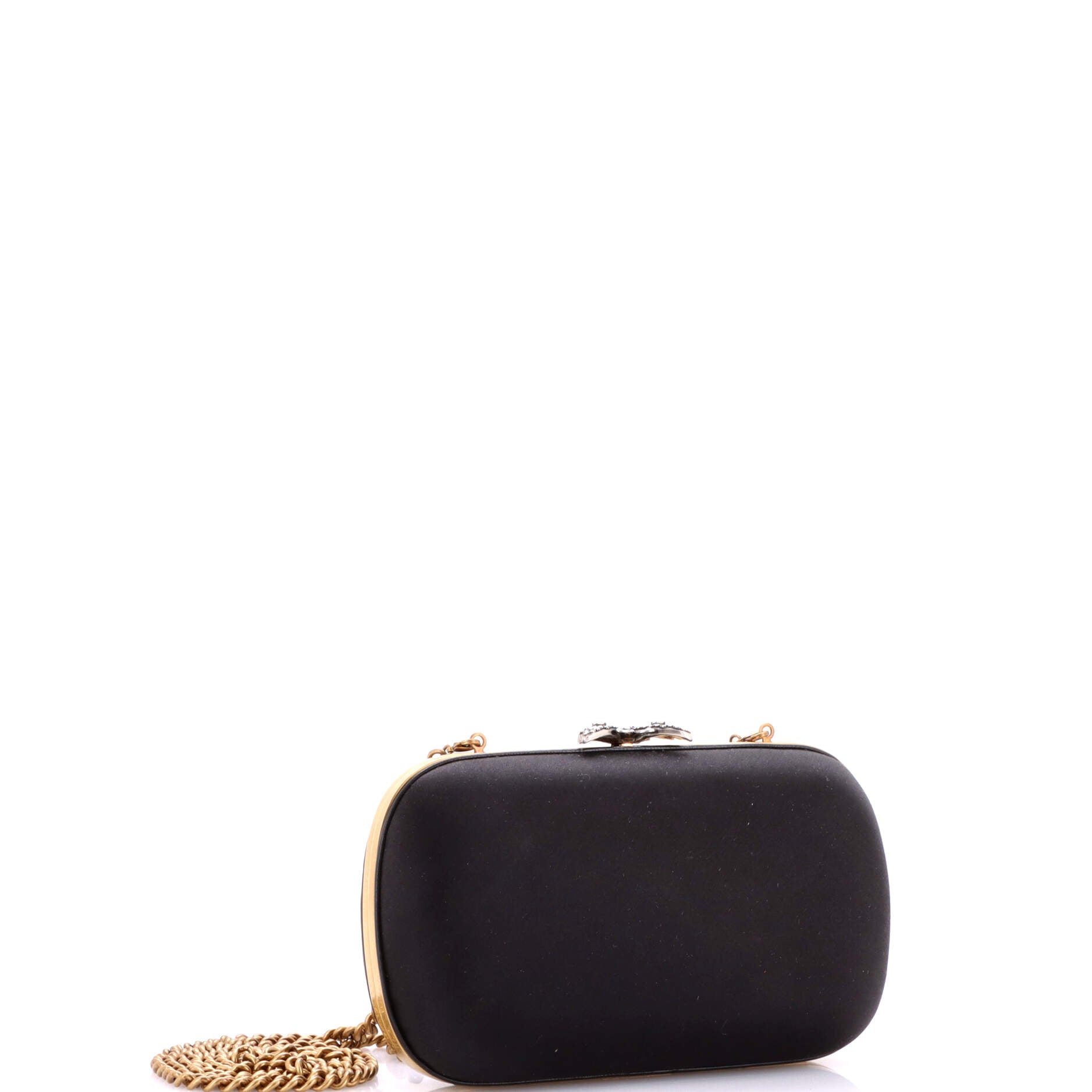 Animalier Broadway Box Clutch Satin