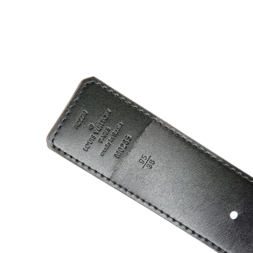 LV Initiales Reversible Belt Reverse Monogram Eclipse Canvas and Leather Wide