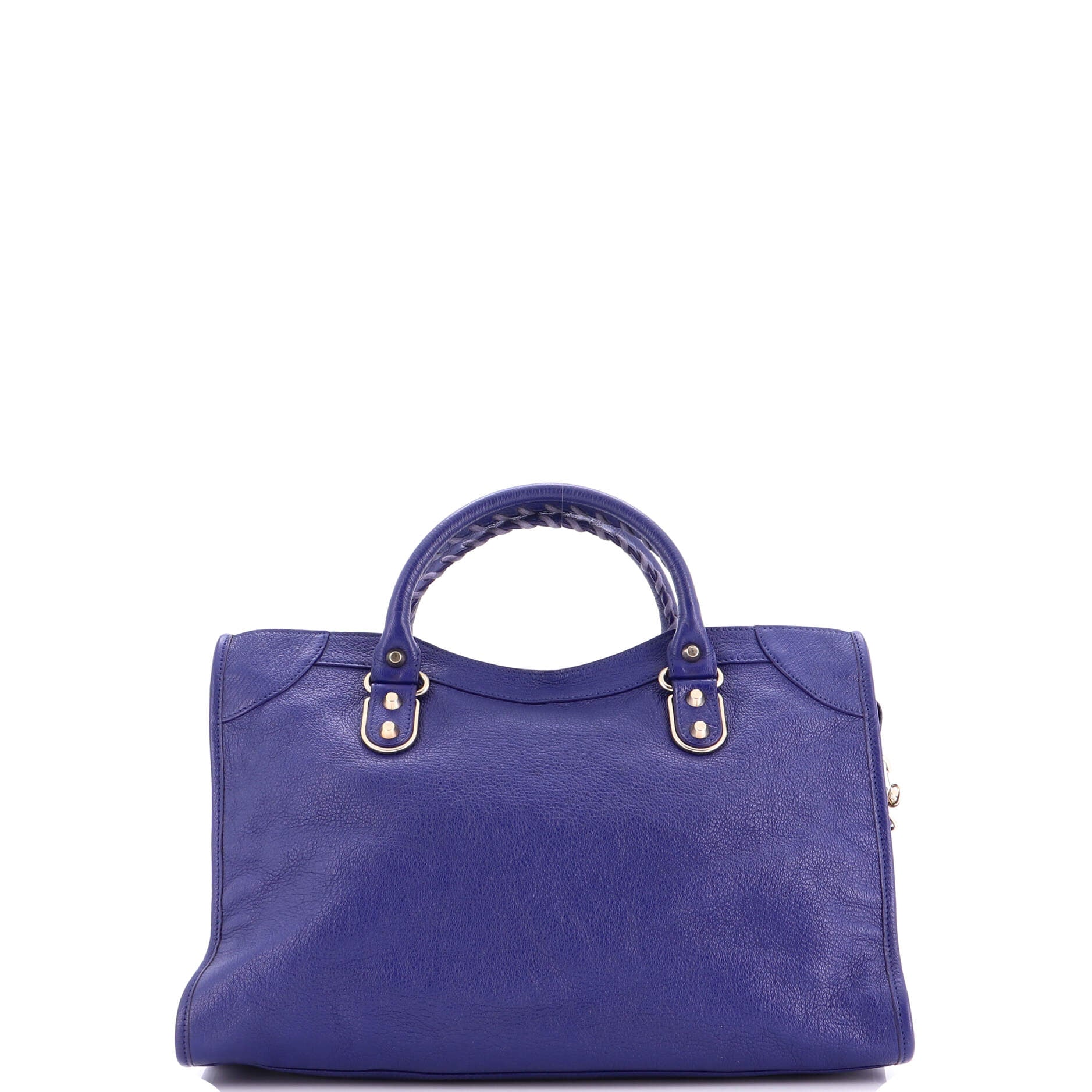 City Classic Metallic Edge Bag Leather Medium