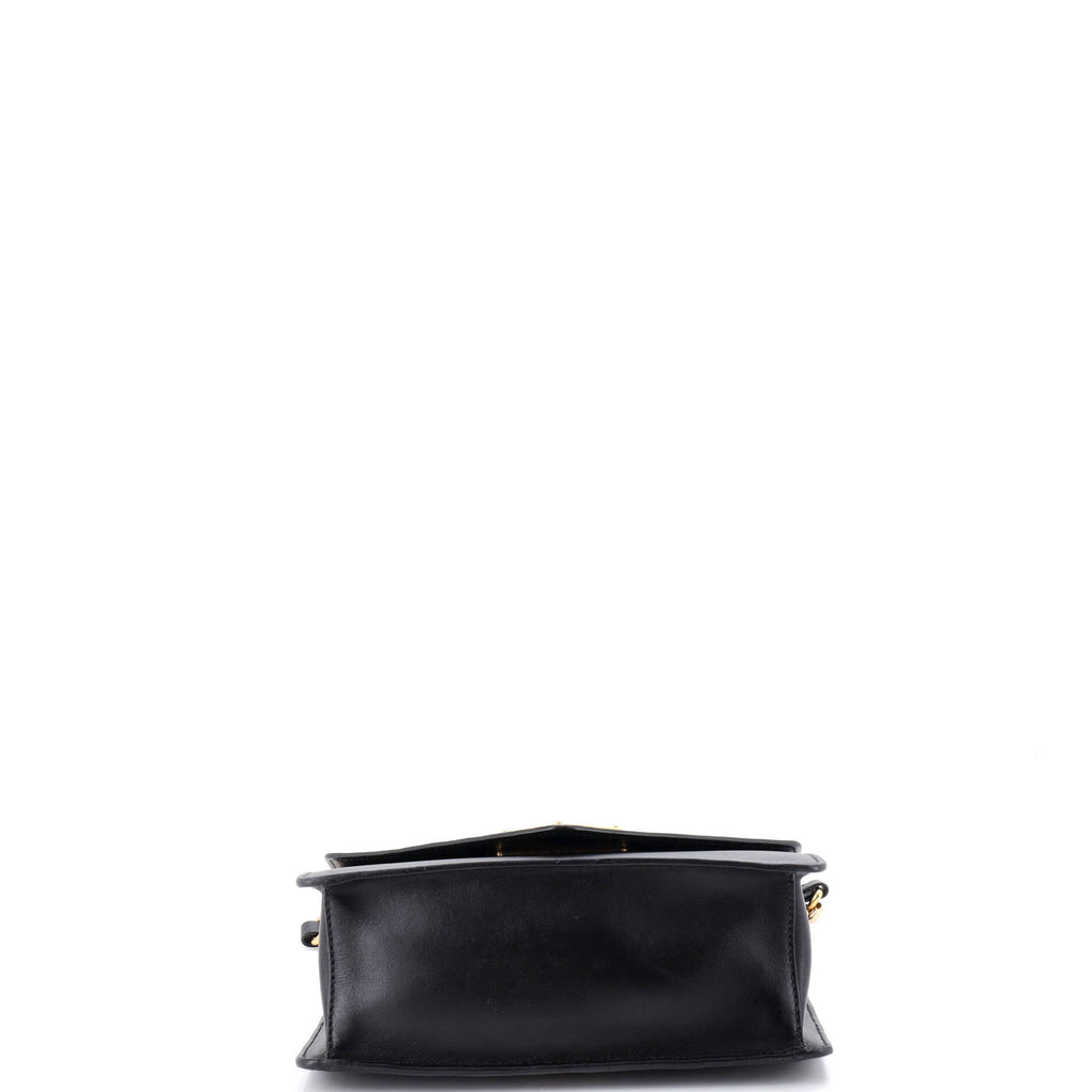 Envelope Flap Chain Shoulder bag Saffiano Leather Small