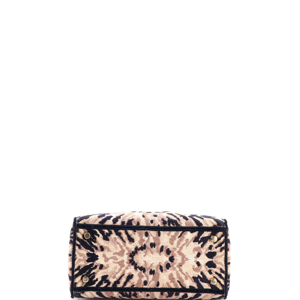 Lady D-Lite Bag Embroidered Canvas Medium