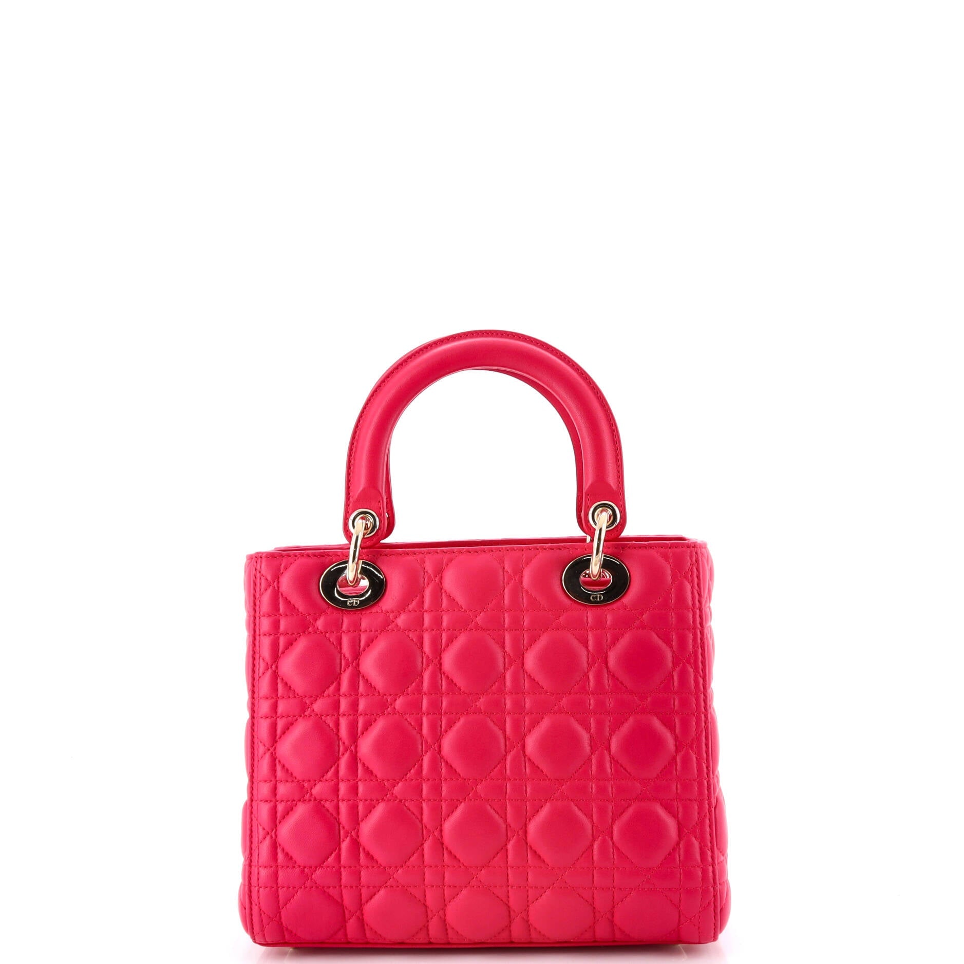 Lady Dior Bag Cannage Quilt Lambskin Medium