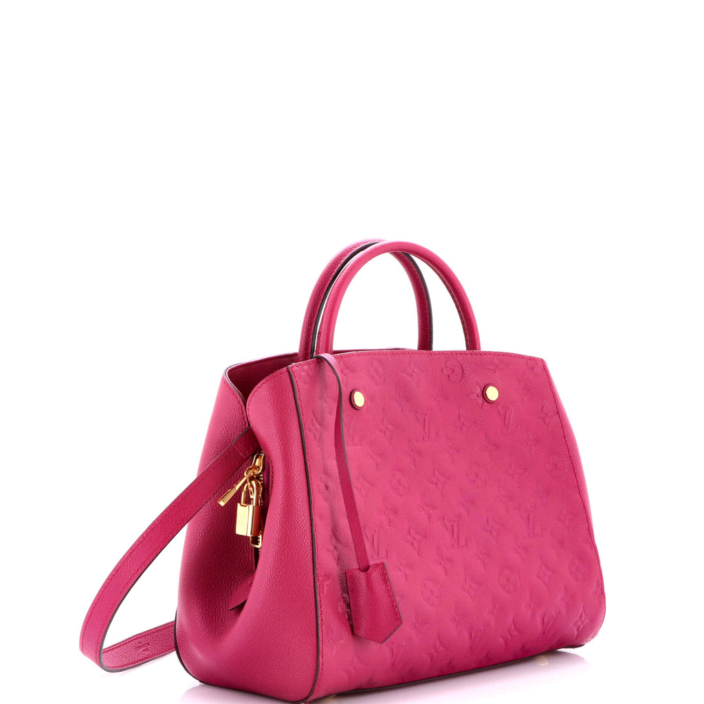 Montaigne Handbag Monogram Empreinte Leather MM